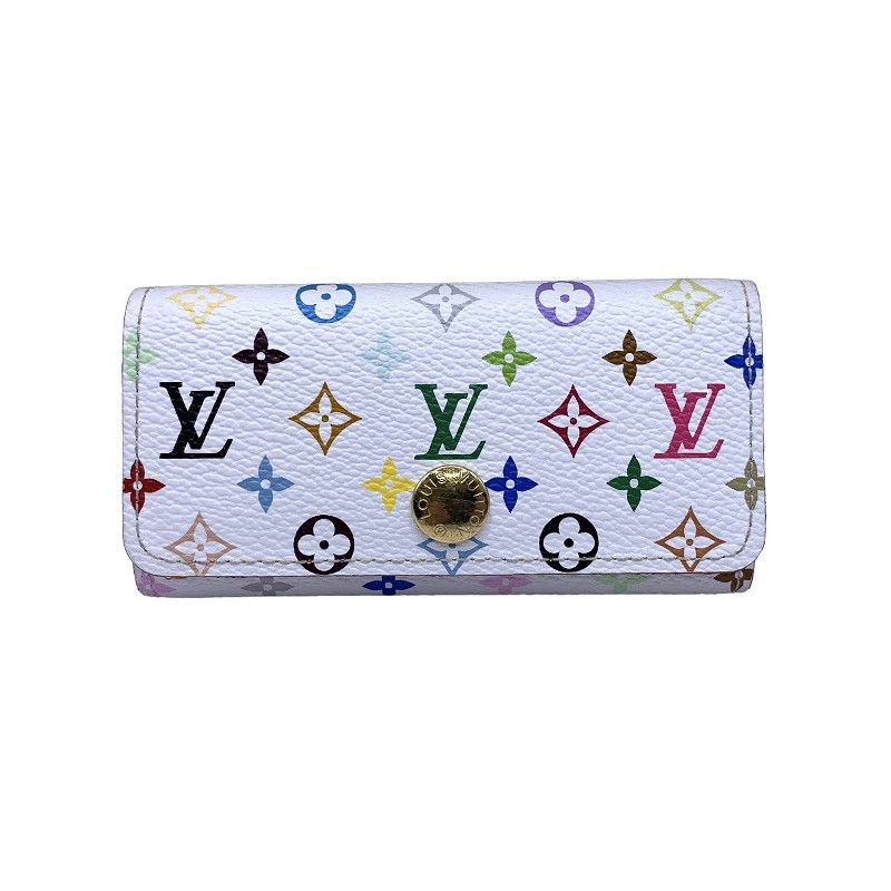 Louis Vuitton Multicle 4 Monogram Multicolor White