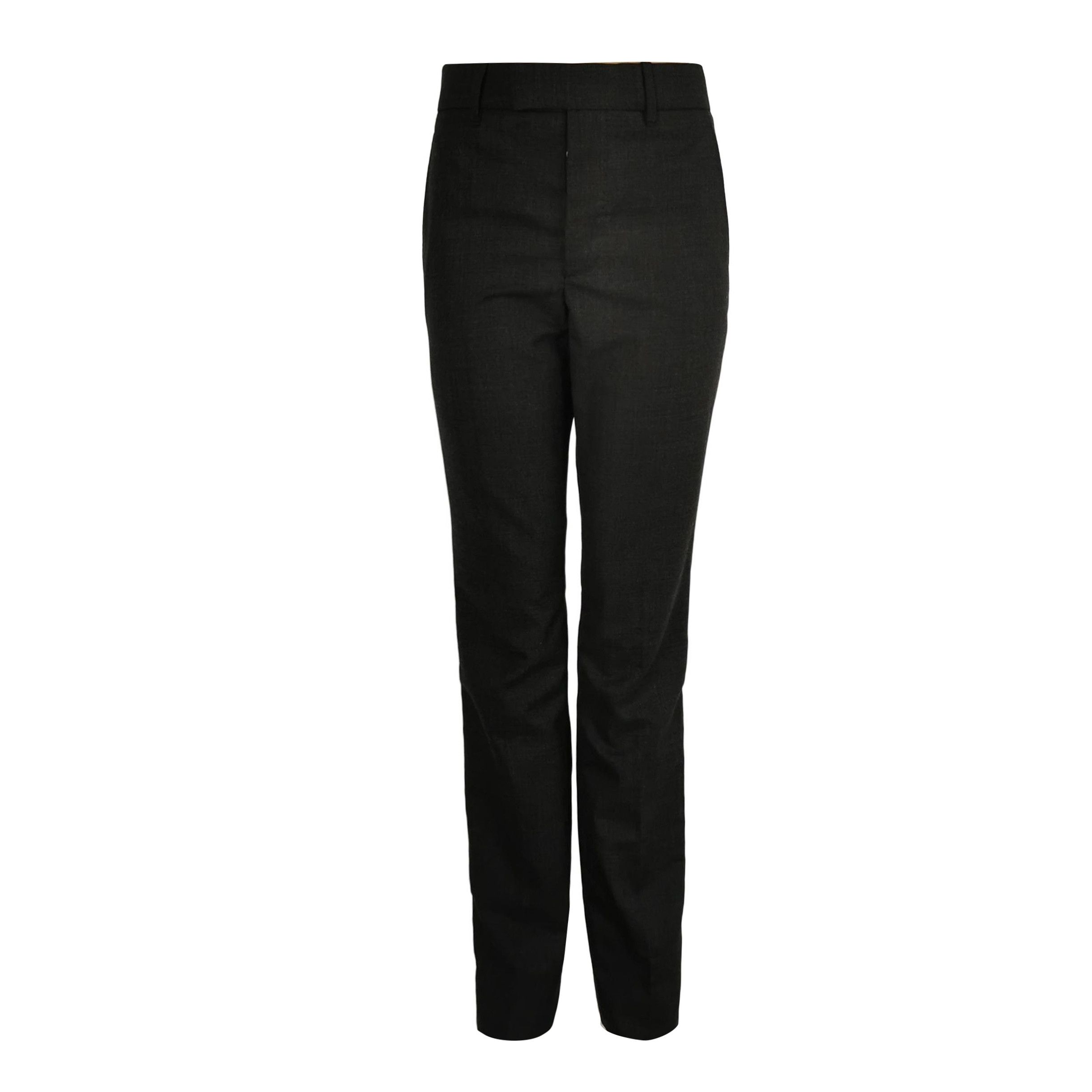 Gucci Gucci Black Wool Pants Size 36 Size 25" / US 0 / IT 36 - 1 Thumbnail