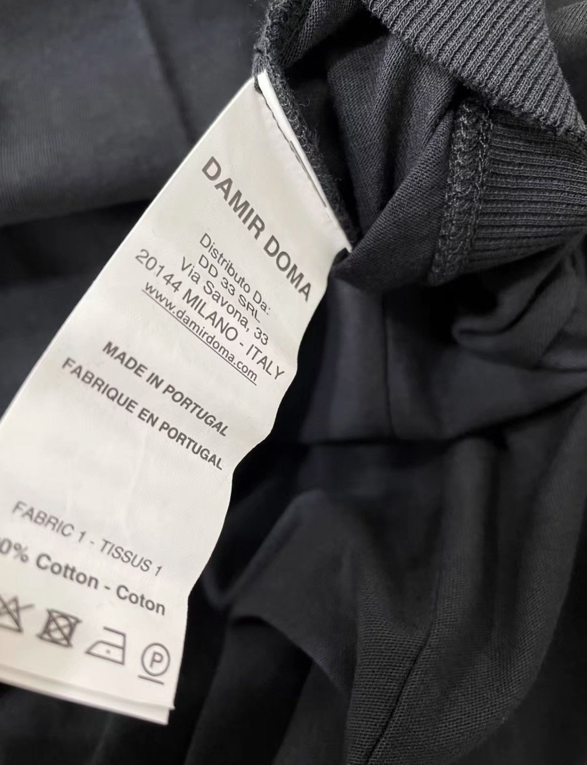 Damir Doma DAMIR DOMA 100% Cotton Long Sleeve T-shirt J30 Size US XS / EU 42 / 0 - 7 Thumbnail