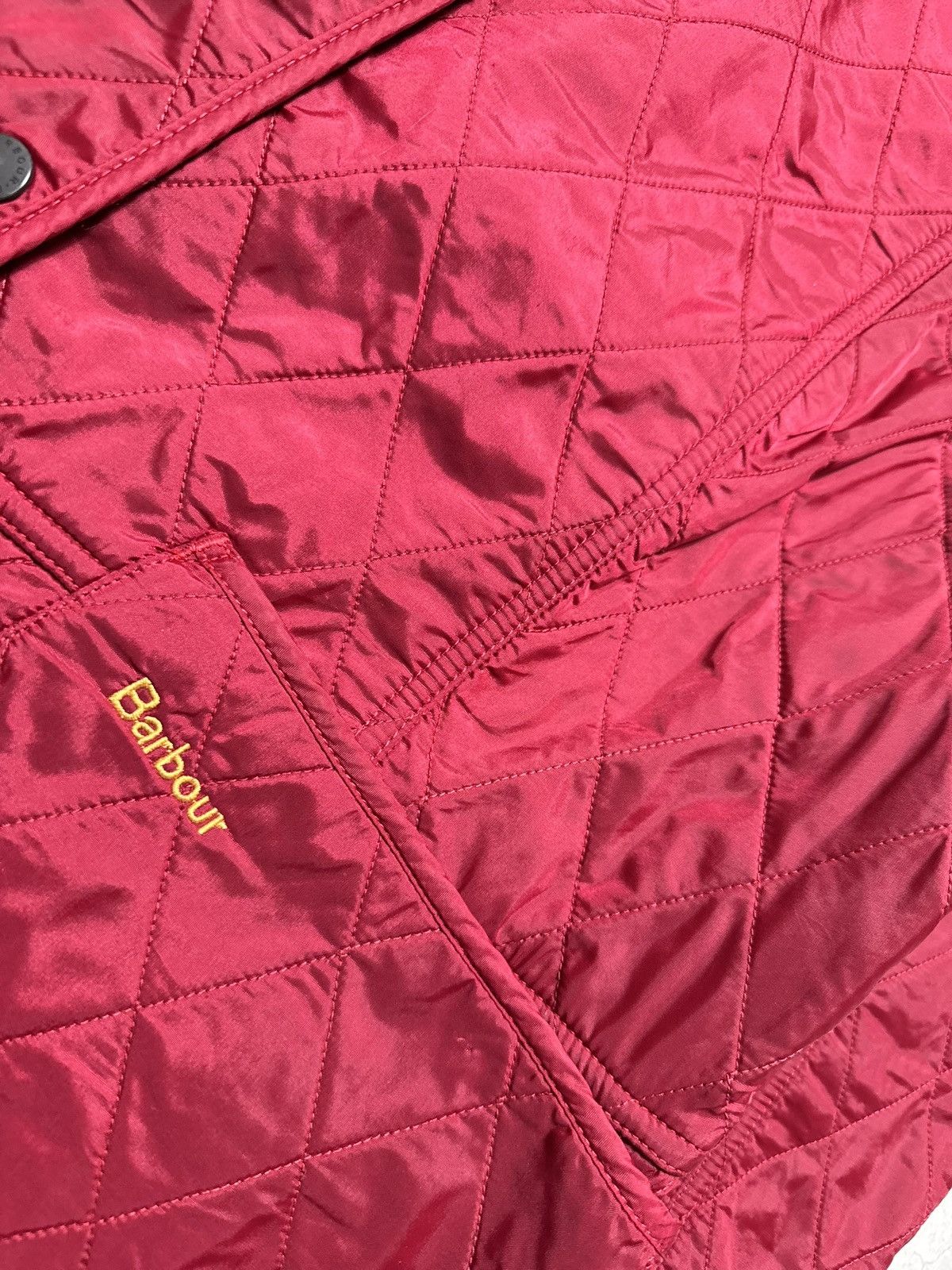 Barbour Barbour Women’s Quilted Liddesdale Red Jacket Size UK 18 Size XL / US 12-14 / IT 48-50 - 5 Thumbnail