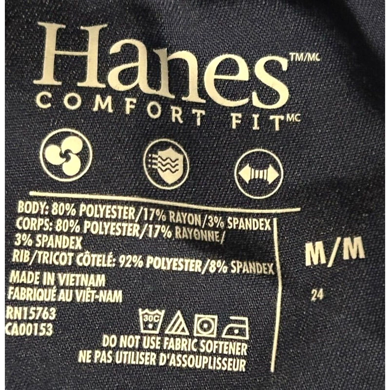 Hanes Hanes Comfort Scrub Pants Women M Navy Blue Drawstrings Pockets Nursing Size 32" / US 10 / IT 46 - 6 Thumbnail