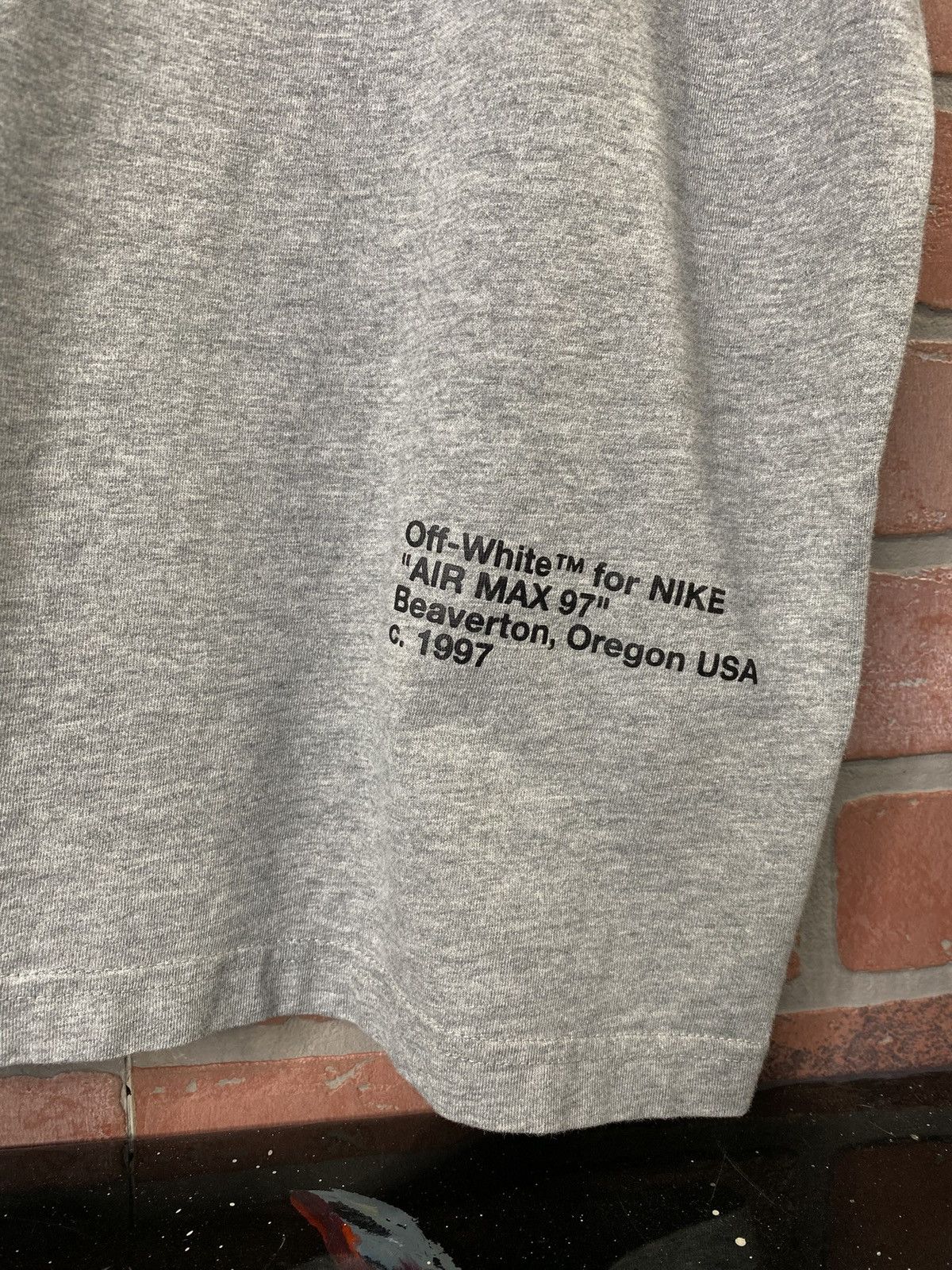 Off-White Off-White Nike T-Shirt Grey Virgil Abloh Tee Size Large Size US L / EU 52-54 / 3 - 3 Thumbnail