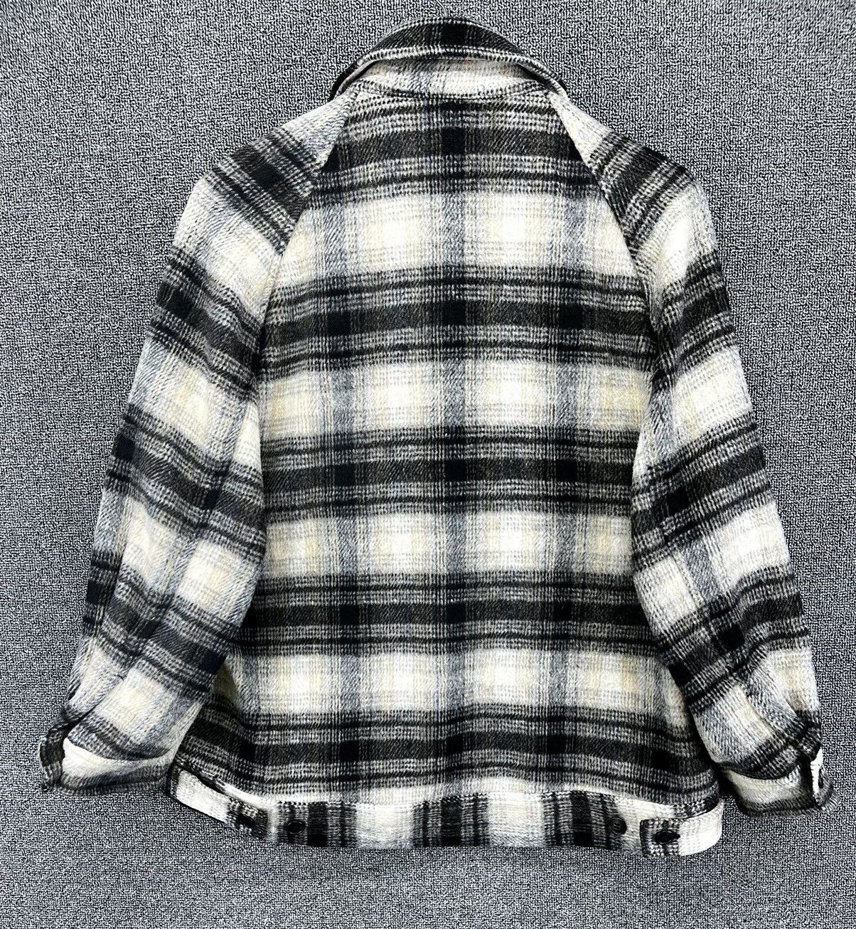 Japanese Brand Uniqlo: C by Clare Waight Keller Shadow Plaid Flannel Jacket Size S / US 4 / IT 40 - 9 Thumbnail