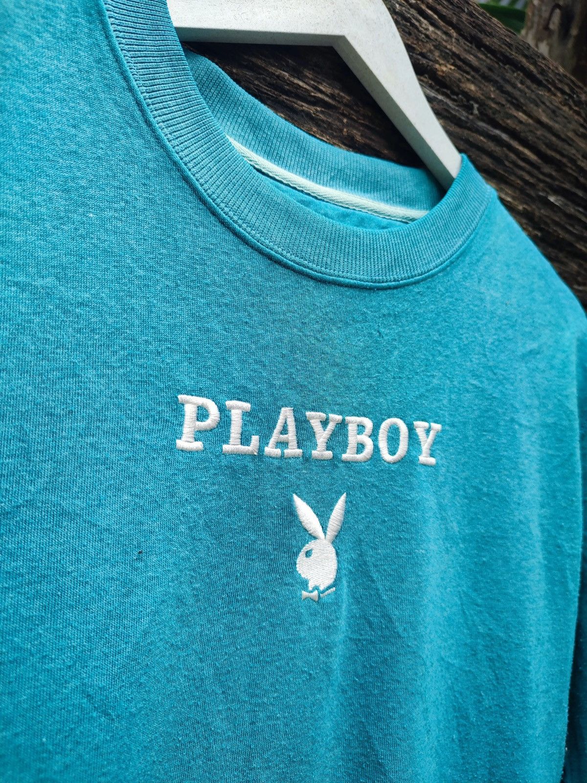 Playboy Playboy Bunny Teal Crewneck Sweatshirt – M Size US M / EU 48-50 / 2 - 3 Thumbnail