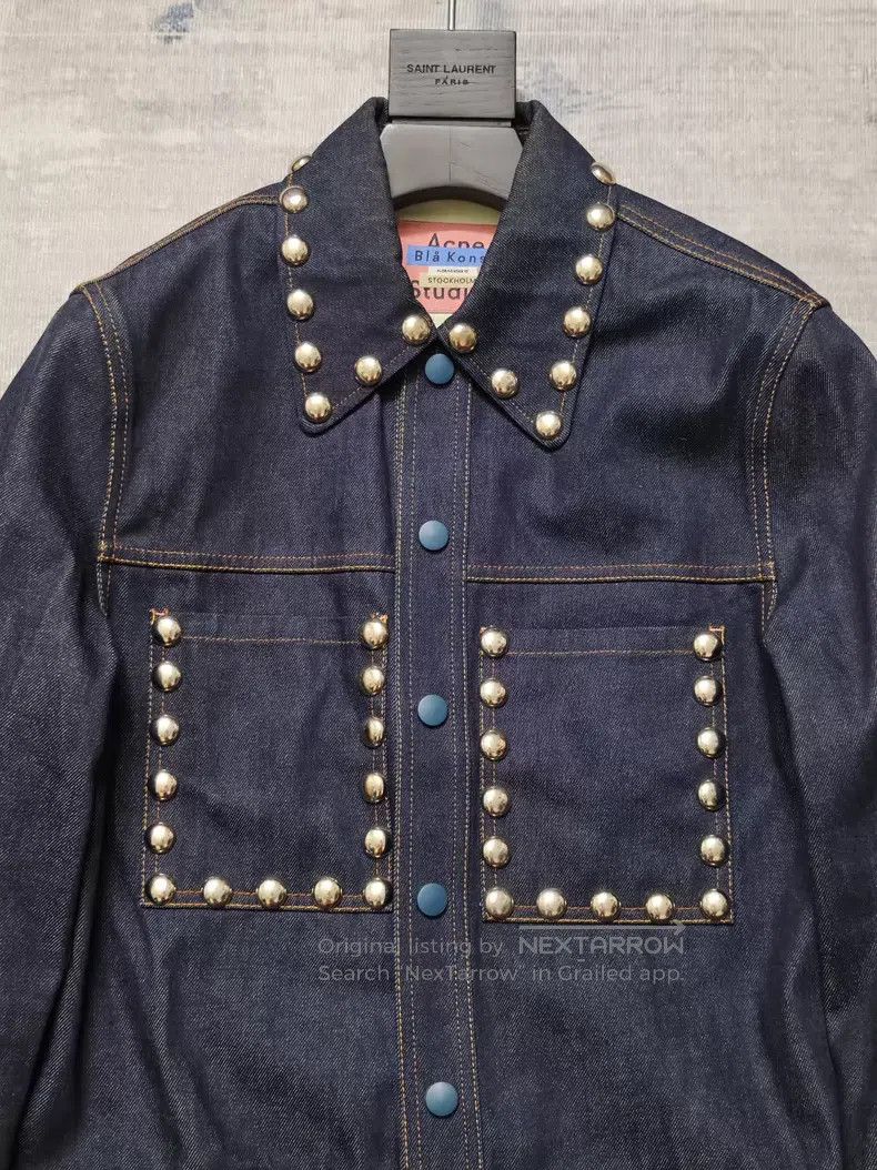 Acne Studios Acne Studios Collaboration Studded Denim Jacket Size US S / EU 44-46 / 1 - 2 Thumbnail