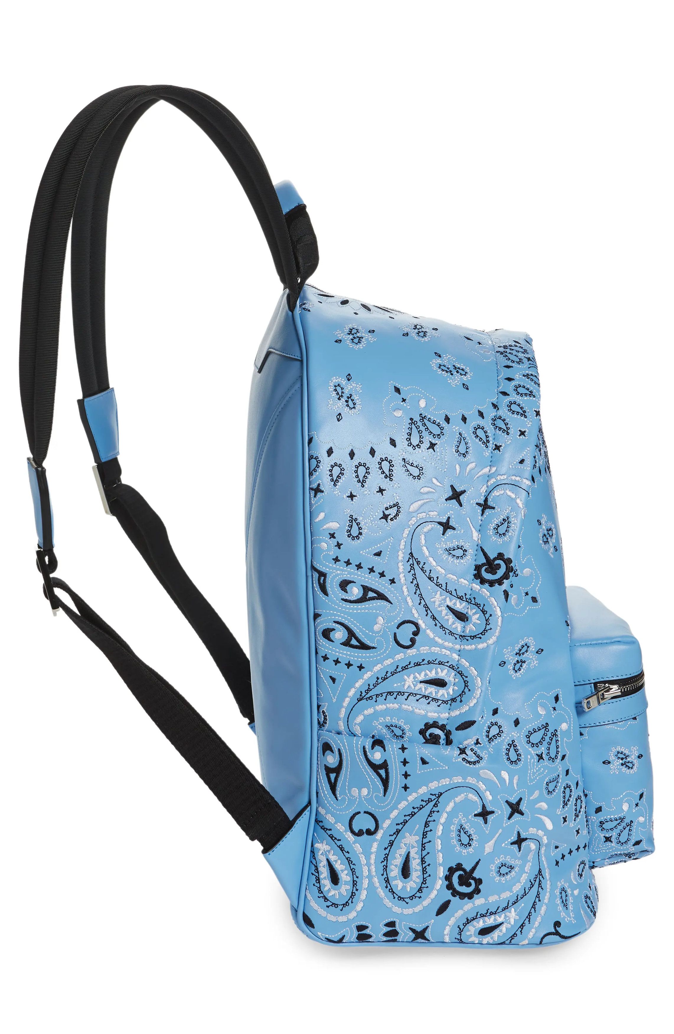 Amiri o1mle0325 Size: OS / Classic Backpack Bandana Carolina Blue Size ONE SIZE - 4 Thumbnail