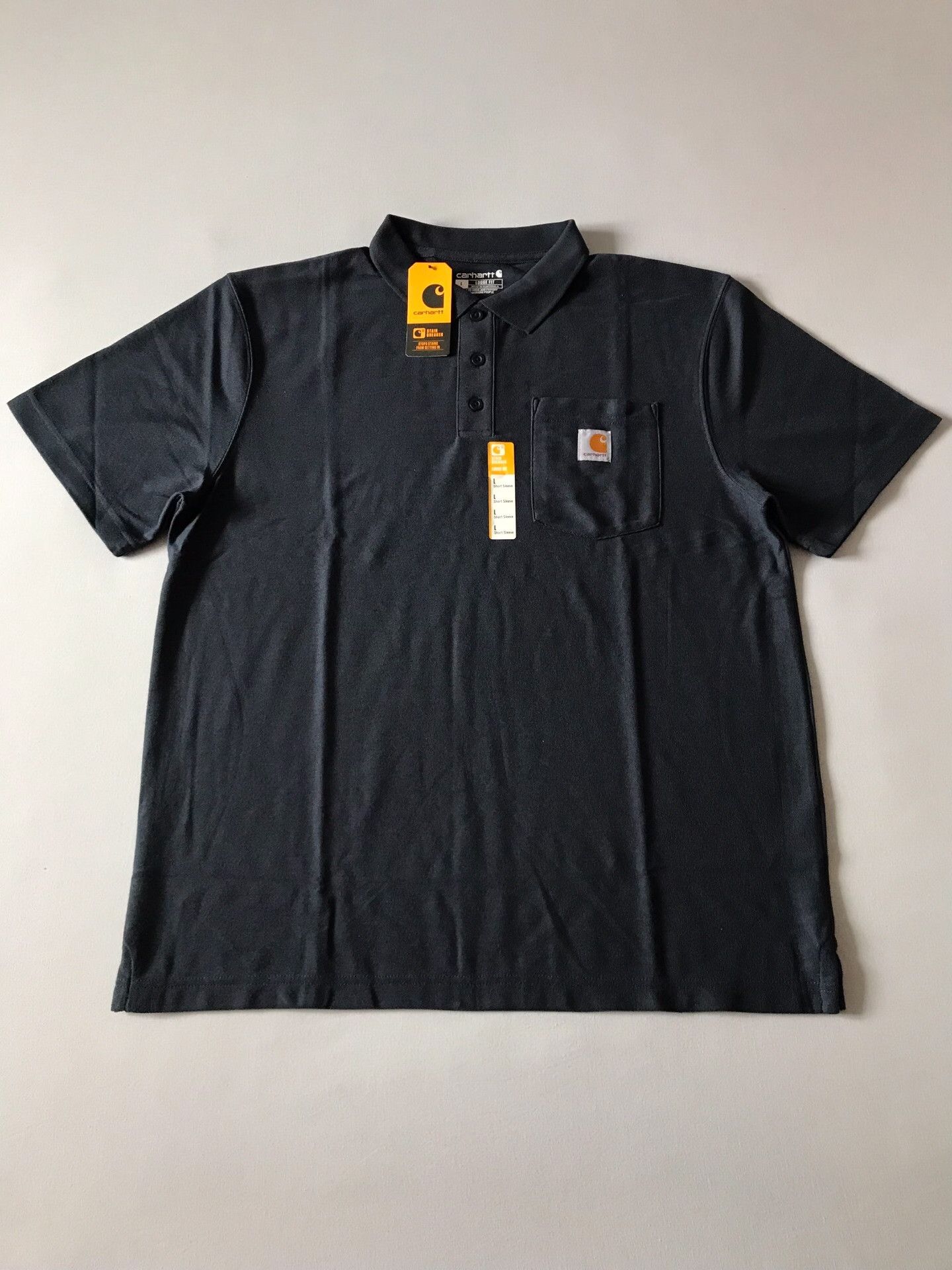 Carhartt Carhartt K570 Navy Short Sleeve Polo Size US L / EU 52-54 / 3 - 1 Thumbnail