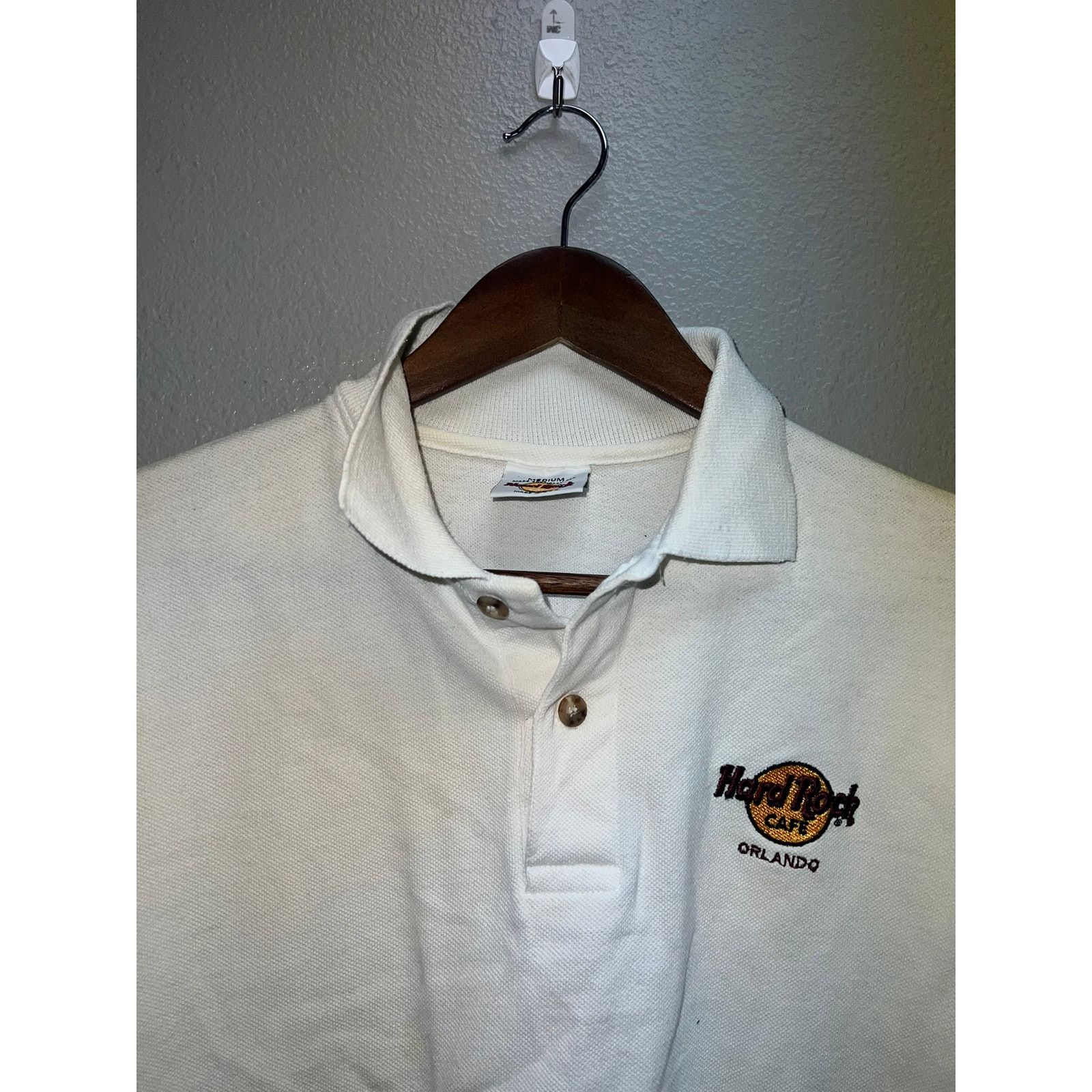 Hard Rock Cafe Womens Hard Rock Cafe Polo Shirt Short Sleeve Crop Top M Size M / US 6-8 / IT 42-44 - 2 Thumbnail