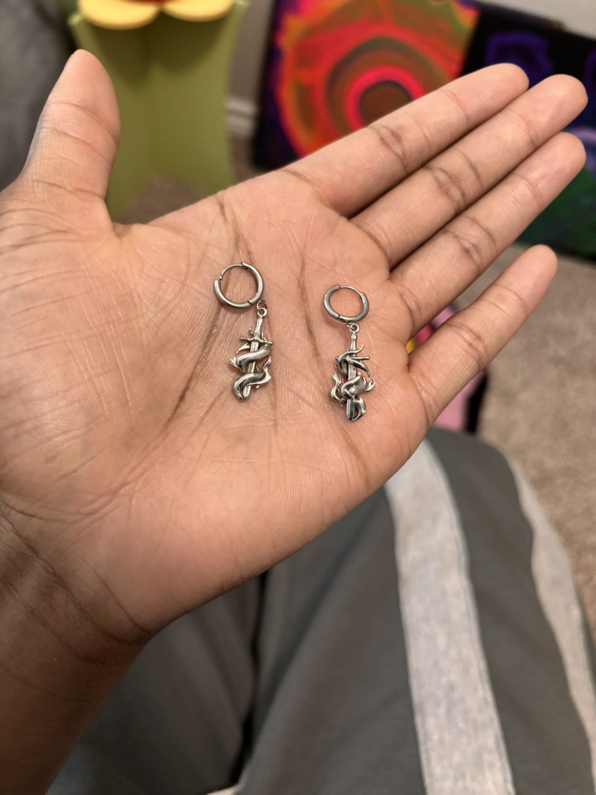 Vintage × Yordy Yordy Cross Dangle Earrings Size ONE SIZE - 3 Thumbnail