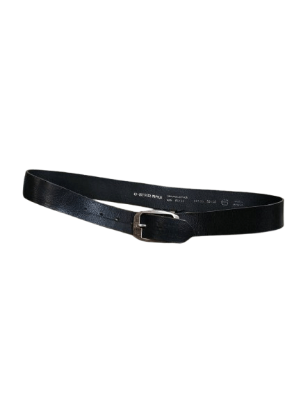 G-Star Vintage G-Star Raw Black Leather Belt Size ONE SIZE - 1 Thumbnail