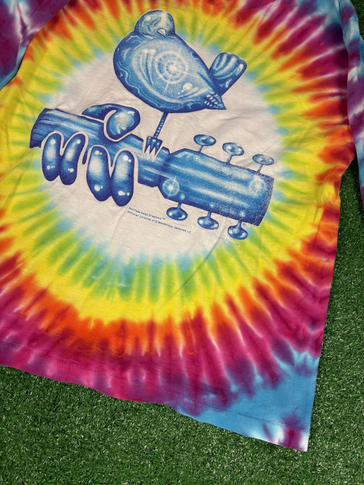 Band Tees × Vintage Vintage 1994 Woodstock Festival 25 Anniversary Long Sleeve Size US XL / EU 56 / 4 - 5 Thumbnail