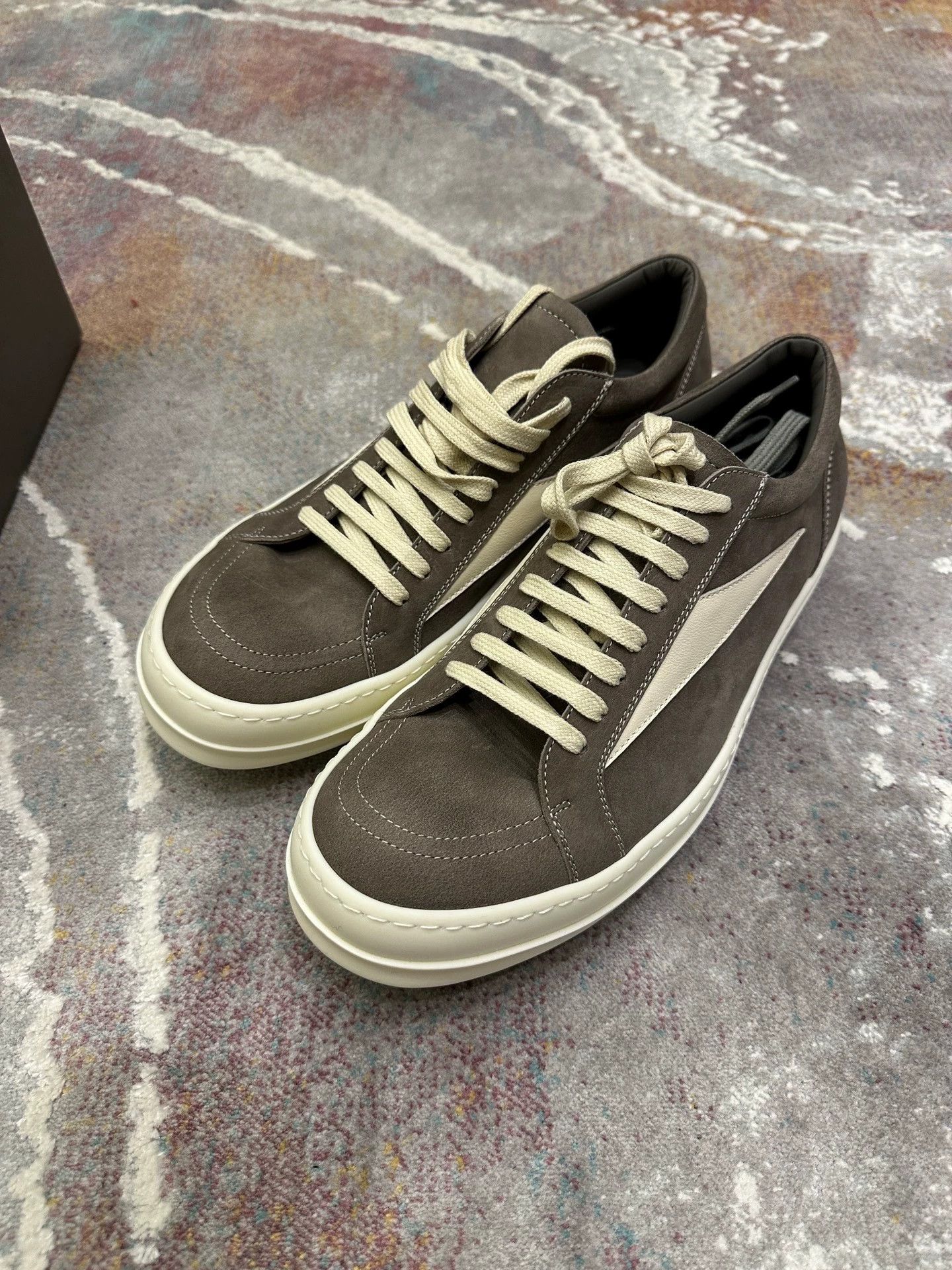 Rick Owens Rick Owens 24ss Grain Leather Shoes Light Brown 43 (Rare) Size US 10 / EU 43 - 6 Thumbnail
