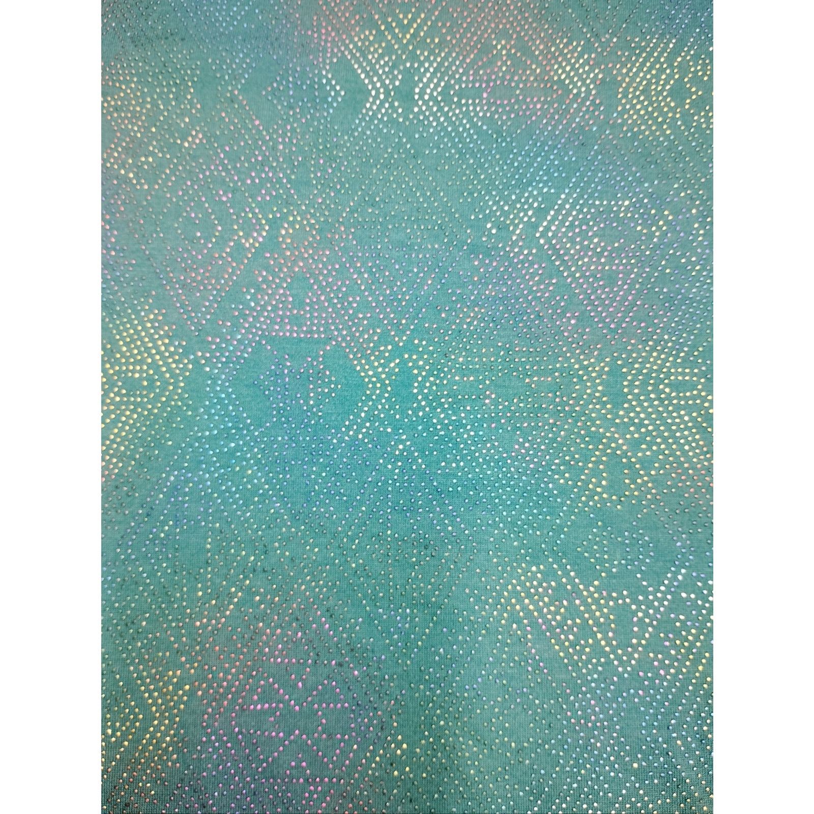 Lululemon LuLaRoe Teal Iridescent Short Sleeve Tee Size S / US 4 / IT 40 - 4 Thumbnail