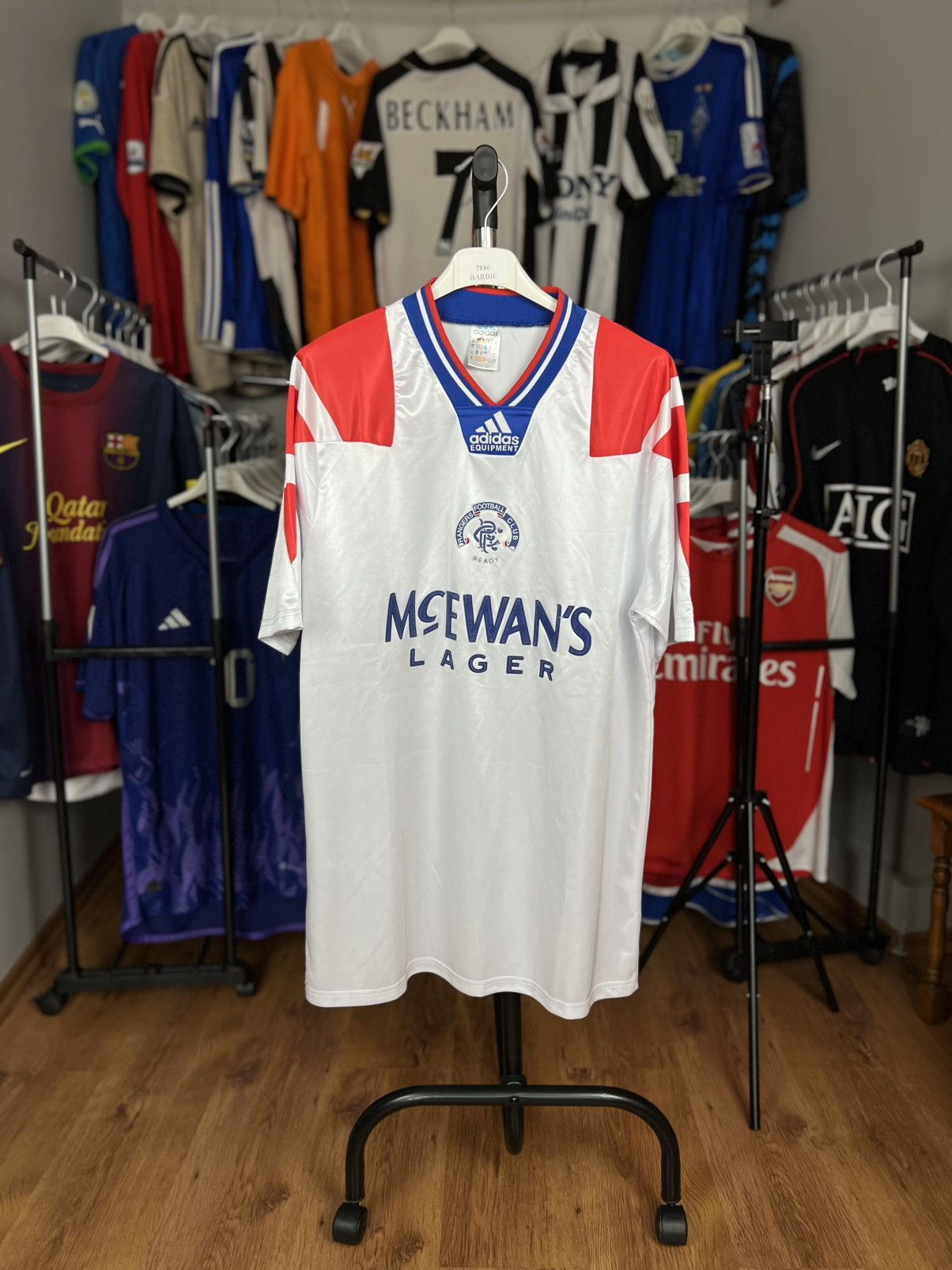 Soccer Jersey Adidas Rangers 1992/93/94 Retro Kit