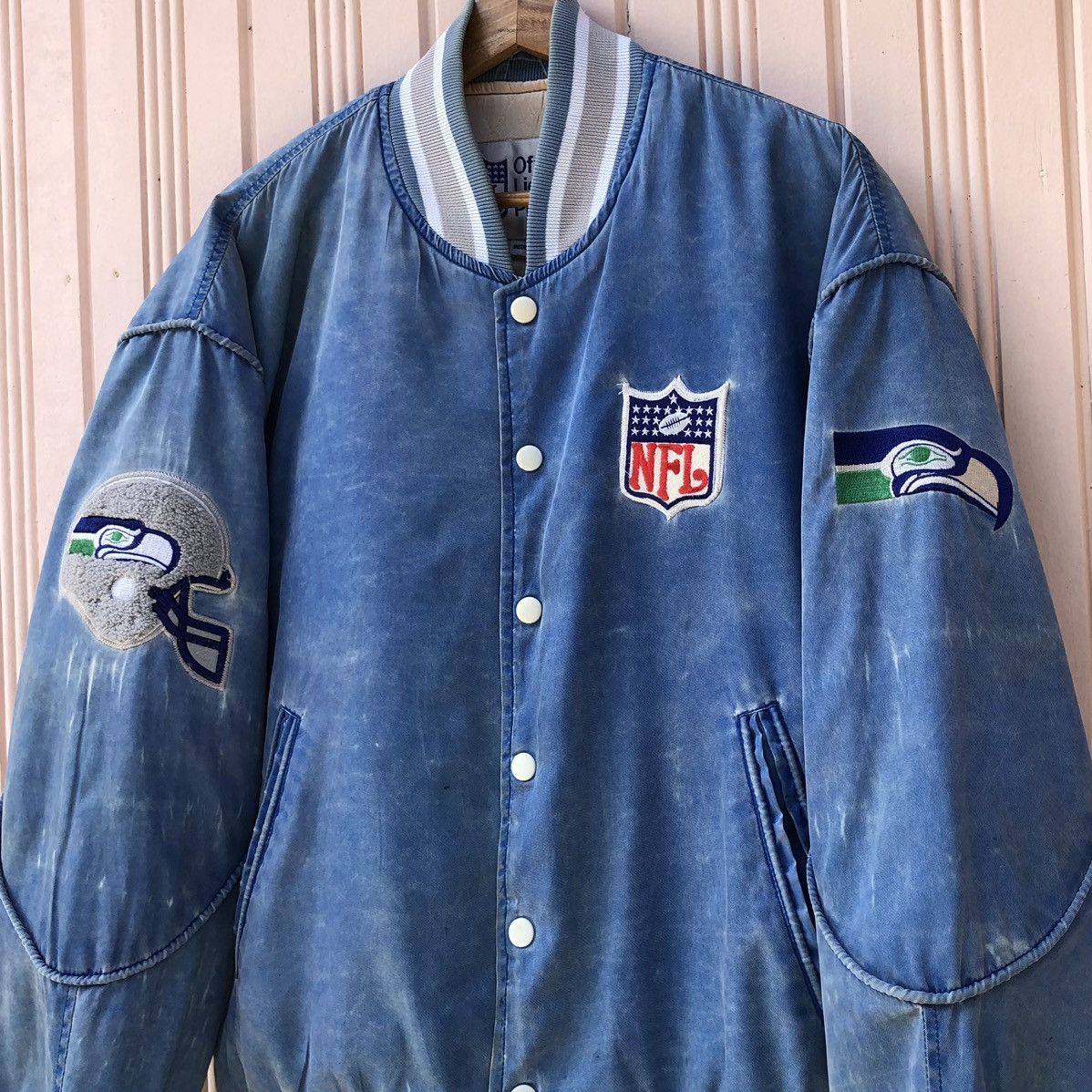 NFL Vintage NFL By East Point Seahawks Bomber Jacket Size US M / EU 48-50 / 2 - 3 Thumbnail