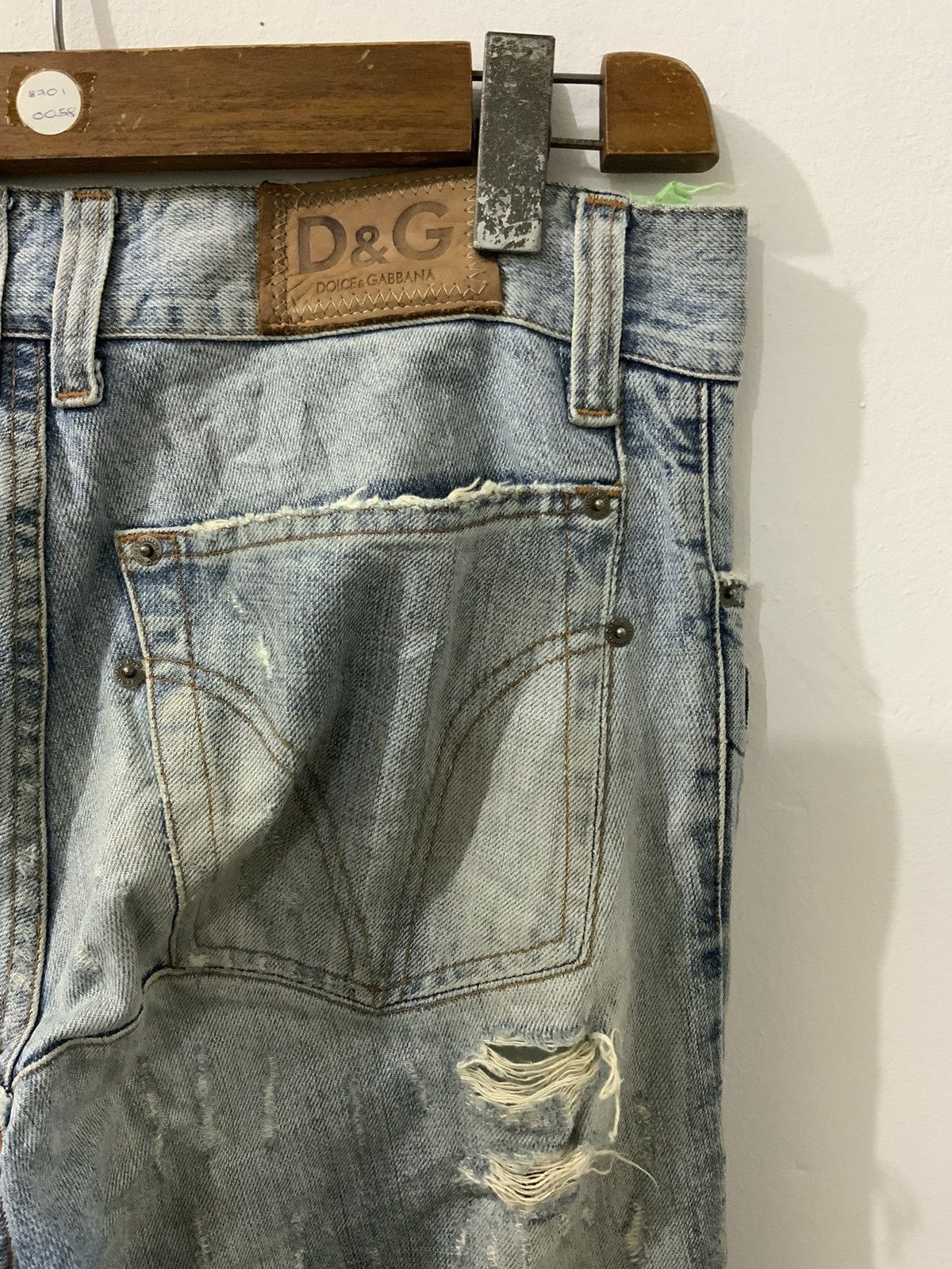 Dolce & Gabbana Dolce & Gabbana Distressed Jeans Size 32" / US 10 / IT 46 - 13 Thumbnail