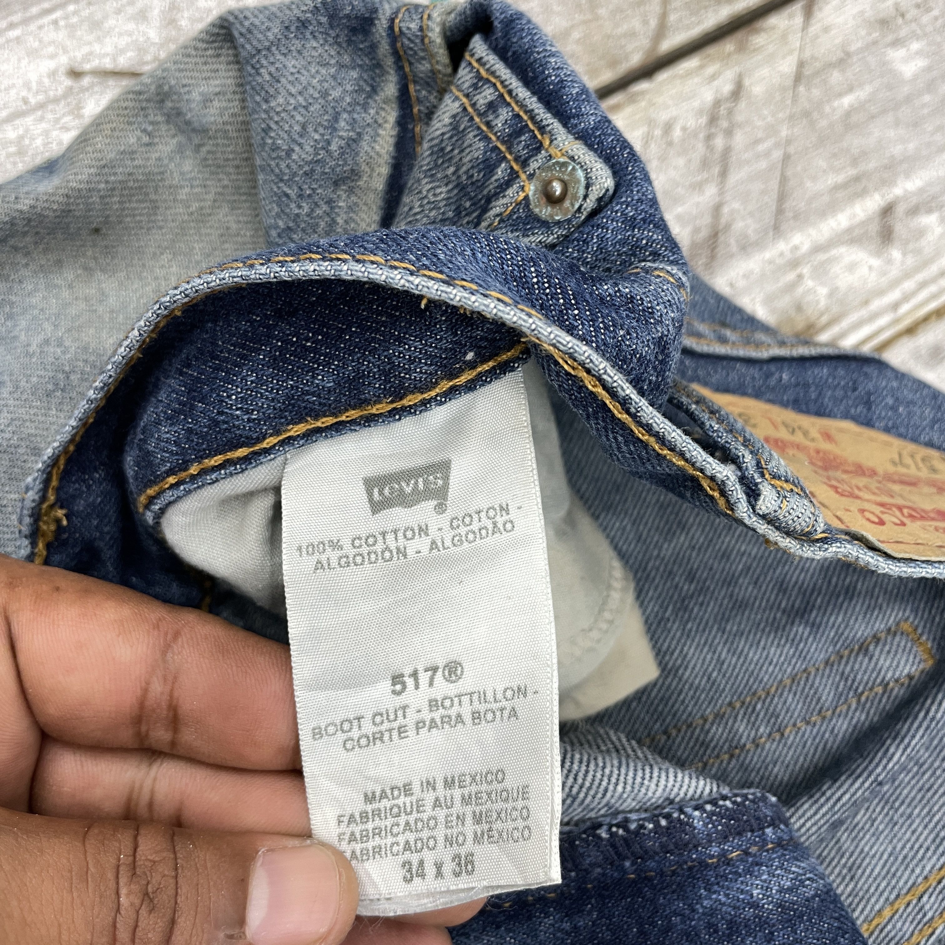 Levi's Vintage Levi's 517 Faded Boot Cut Jeans - WC324 Size US 34 / EU 50 - 12 Thumbnail