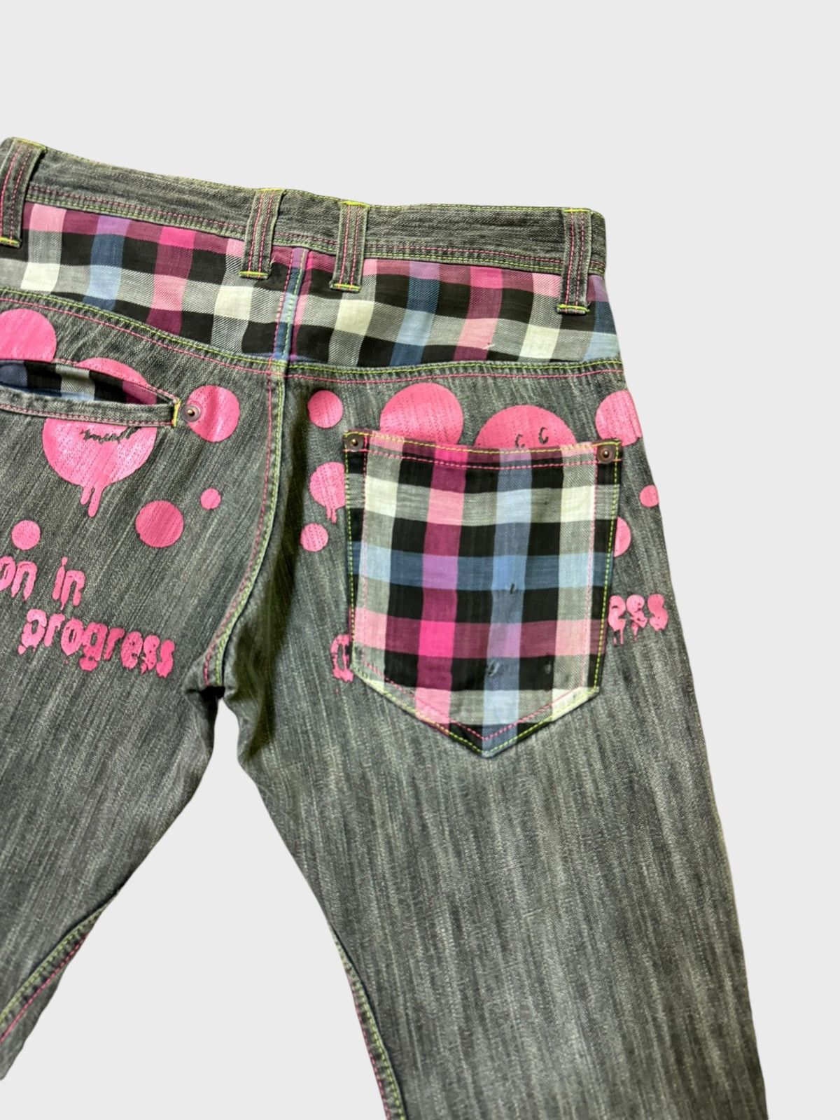 If Six Was Nine Dominate Handcrafted Plaid Tartans Junya Watanabe Denim Size US 32 / EU 48 - 13 Thumbnail