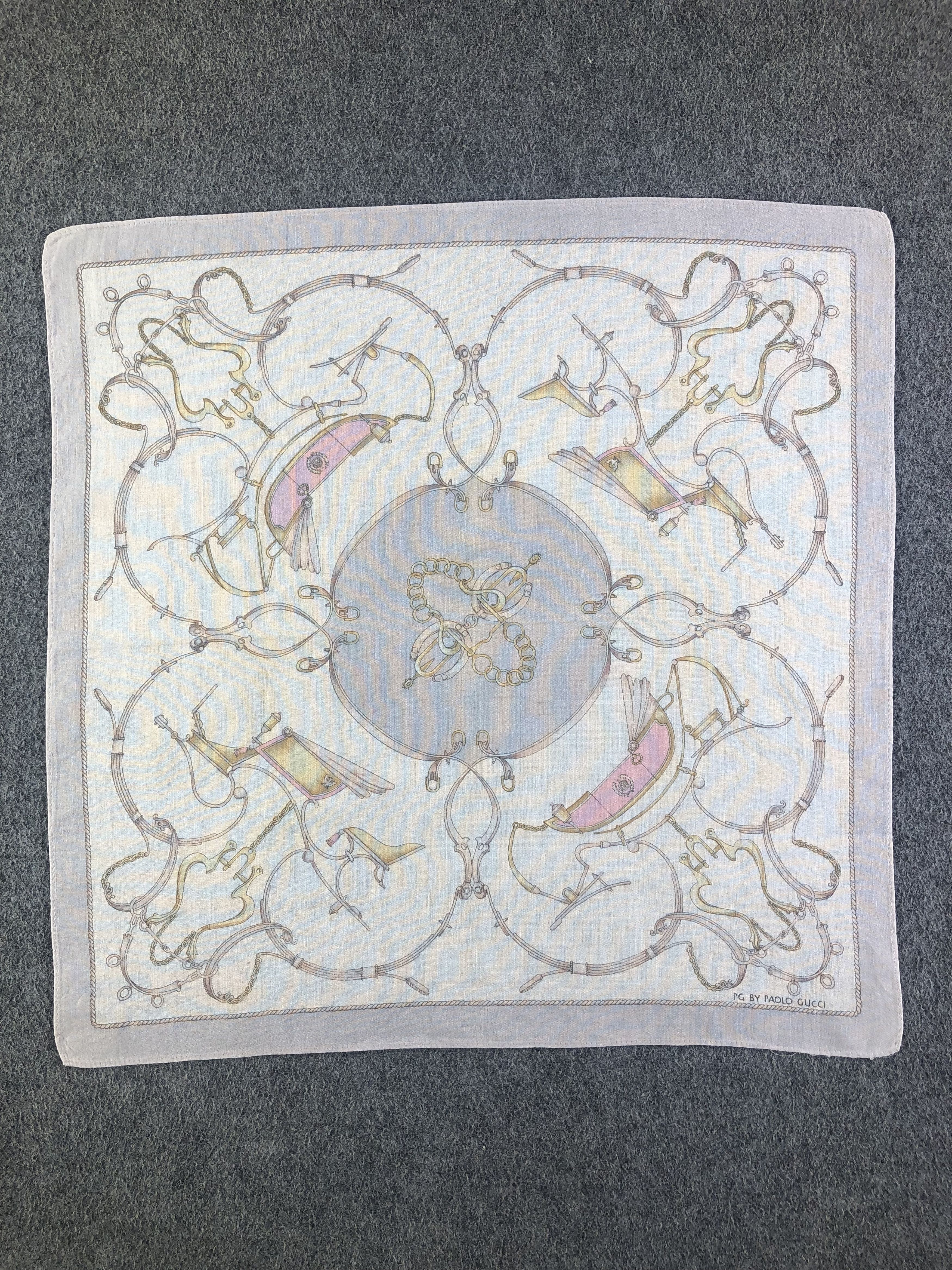 Paolo Gucci Paolo Gucci Handkerchief / Bandana / Neckerchief C506 Size ONE SIZE - 3 Thumbnail
