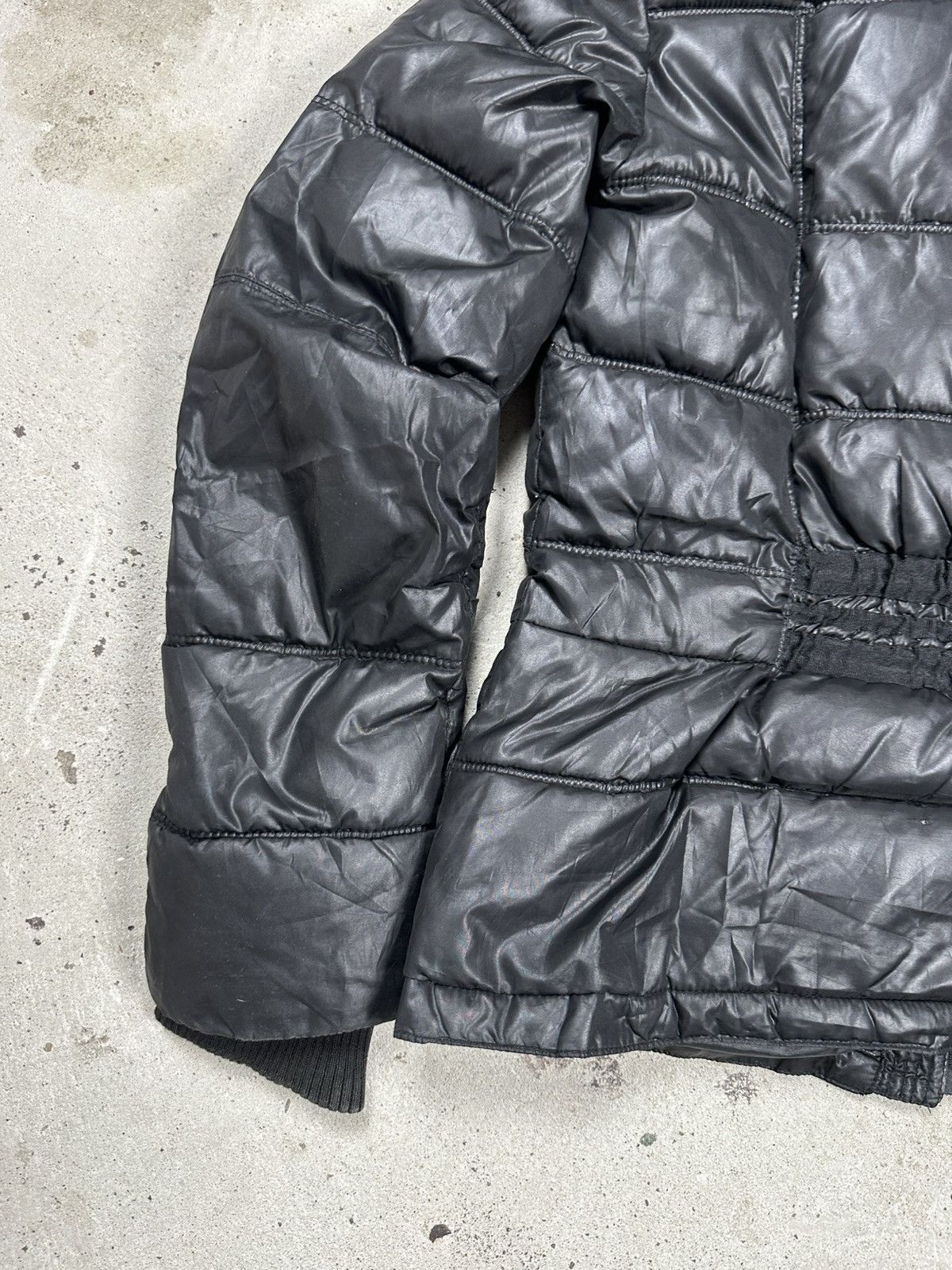 If Six Was Nine × Japanese Brand × Le Grande Bleu (L.G.B.) Vintage Y2K Faux Fur Black Collar Bomber Jacket Size US S / EU 44-46 / 1 - 7 Thumbnail