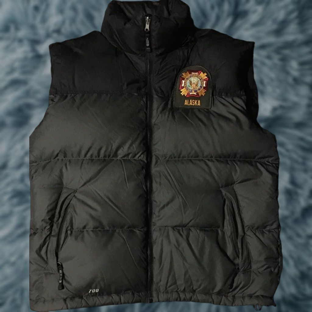 The North Face VINTAGE The North Face Alaska War Veteran 700 Goose Down Nuptse Puffer Vest XL Gray Navy? Army 90s Size US XL / EU 56 / 4 - 1 Thumbnail