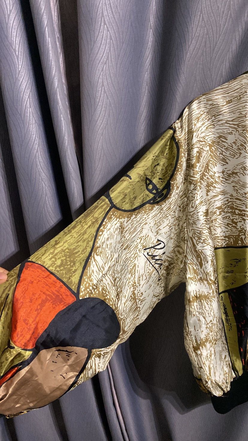 Vintage 🔥OFFER🔥VINTAGE PICASSO AOP ART SATIN BOMBER JCKT KOREA LARGE Size US L / EU 52-54 / 3 - 11 Thumbnail