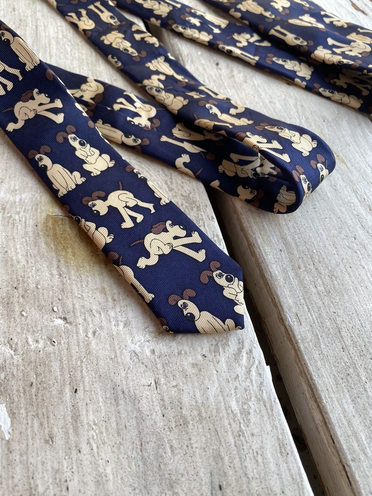 Cartoon Network × Vintage Wallace And Gromit 1989 vintage Tie Size ONE SIZE - 6 Thumbnail
