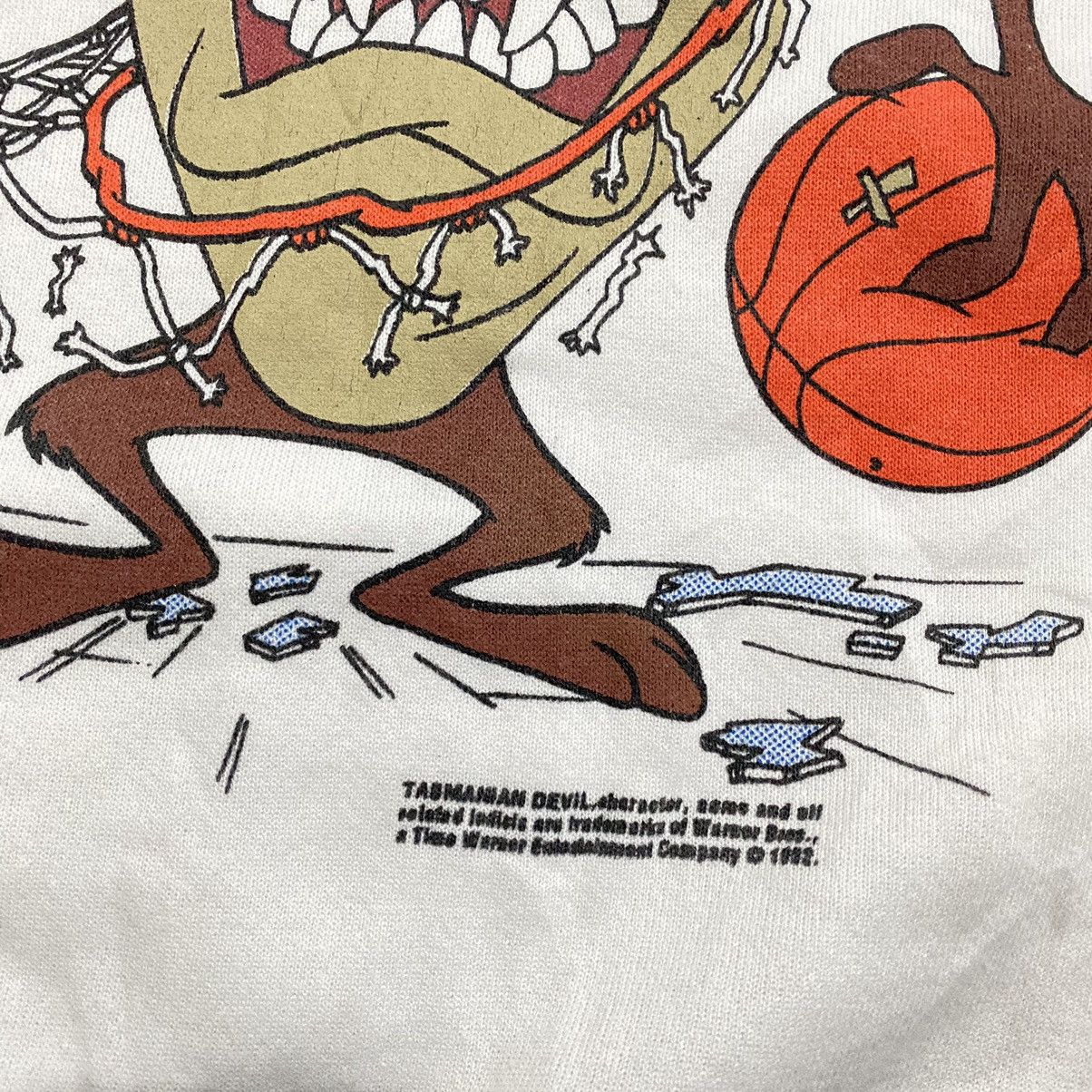 Cartoon Network × Vintage × Warner Bros Vintage Tasmanian Devil Crash The Boards Sweatshirt Size US M / EU 48-50 / 2 - 4 Thumbnail