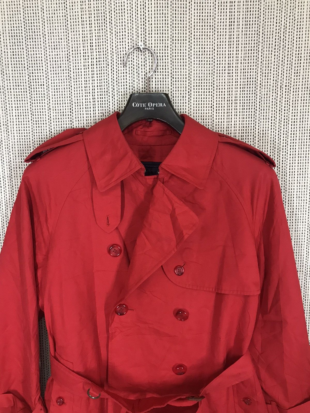Burberry 🔥RARE COLOUR🔥BURBERRY TRENCH COAT RED NICE DESIGN Size US M / EU 48-50 / 2 - 11 Thumbnail