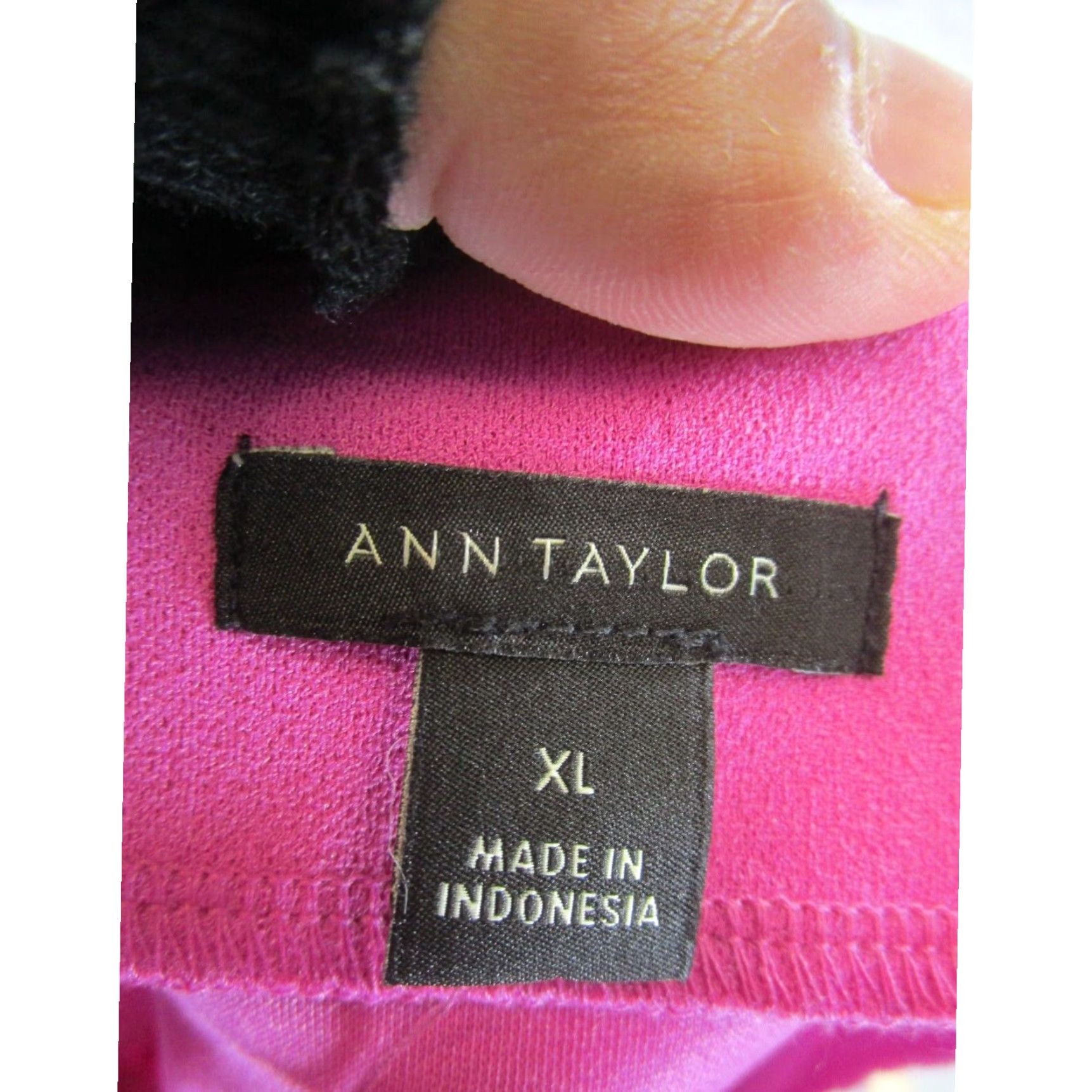 Ann Taylor Womens Ann Taylor Shirt Extra Large XL Purple Sleeveless Ruffle Cami Size XL / US 12-14 / IT 48-50 - 6 Thumbnail