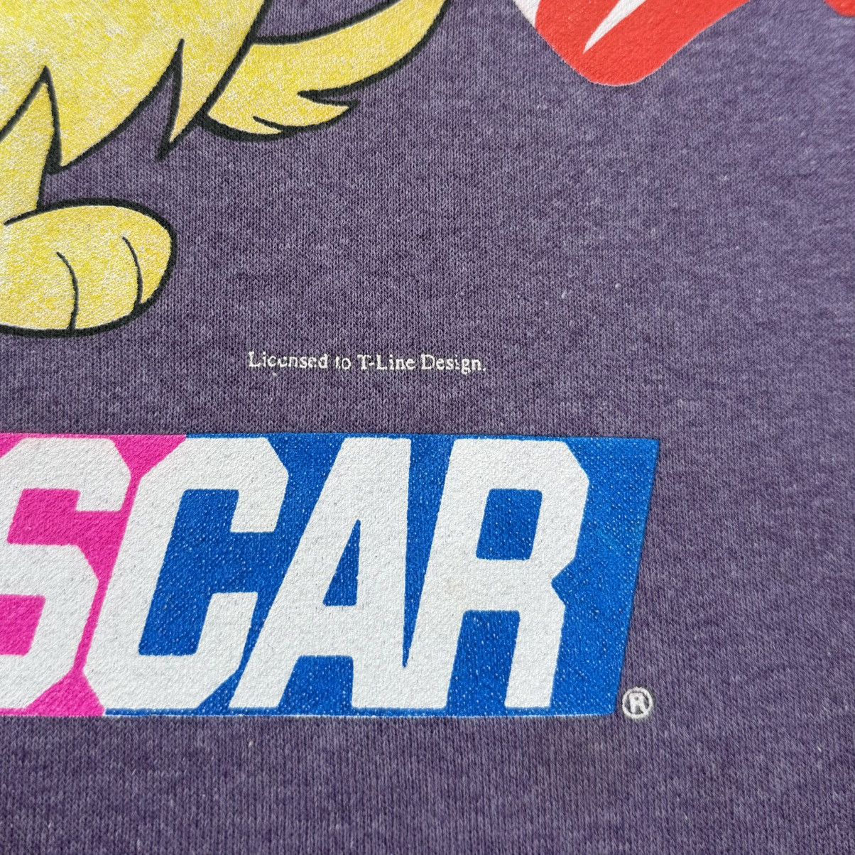 NASCAR Vintage 90s HANNA BARBERAWACKY Races Muttley Nascar Crewneck Size US L / EU 52-54 / 3 - 5 Thumbnail