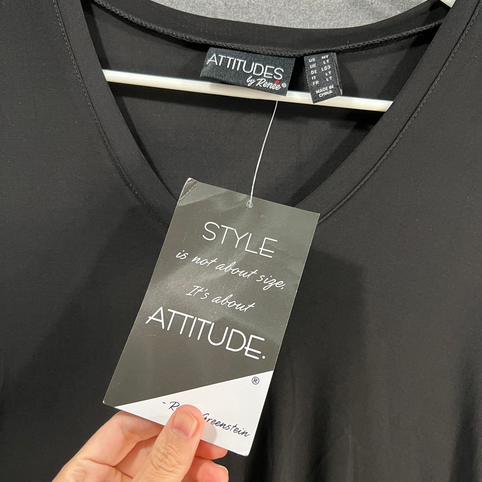 Other Attitudes by Renee Tall Como Jersey Illusion Wais Size M / US 6-8 / IT 42-44 - 5 Thumbnail