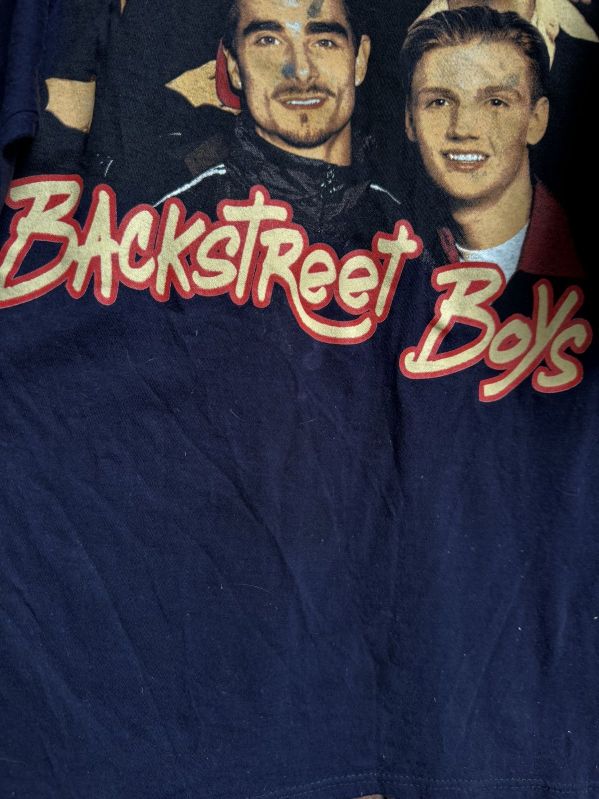Band Tees Vintage 90s Backstreetboys Pop Band Rare Rap Tee Hype Size US L / EU 52-54 / 3 - 3 Thumbnail