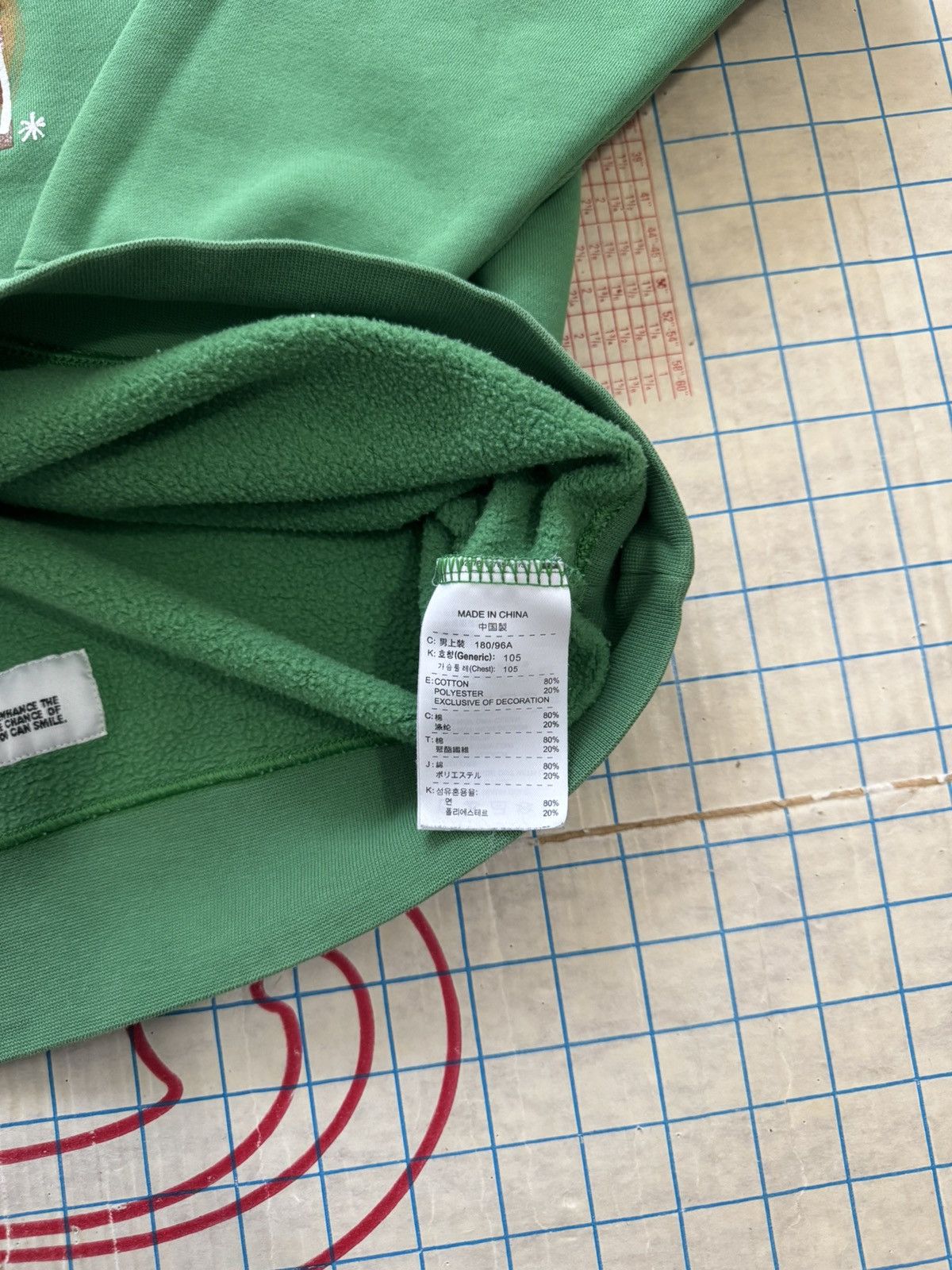 Nike × Vintage Vintage Y2K Nike Shoes Never Smile Crewneck Sweater Green Size US L / EU 52-54 / 3 - 15 Thumbnail