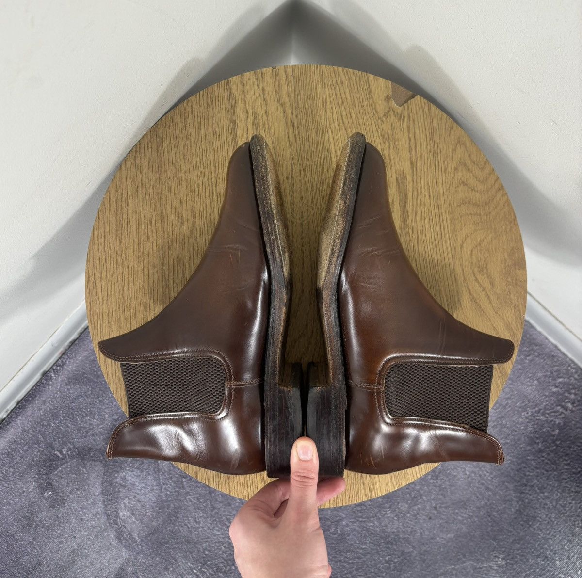 Loake Loake 1880 Shoemaker Men’s Brown Leather Chelsea Boots Size US 7.5 / EU 40-41 - 15 Thumbnail