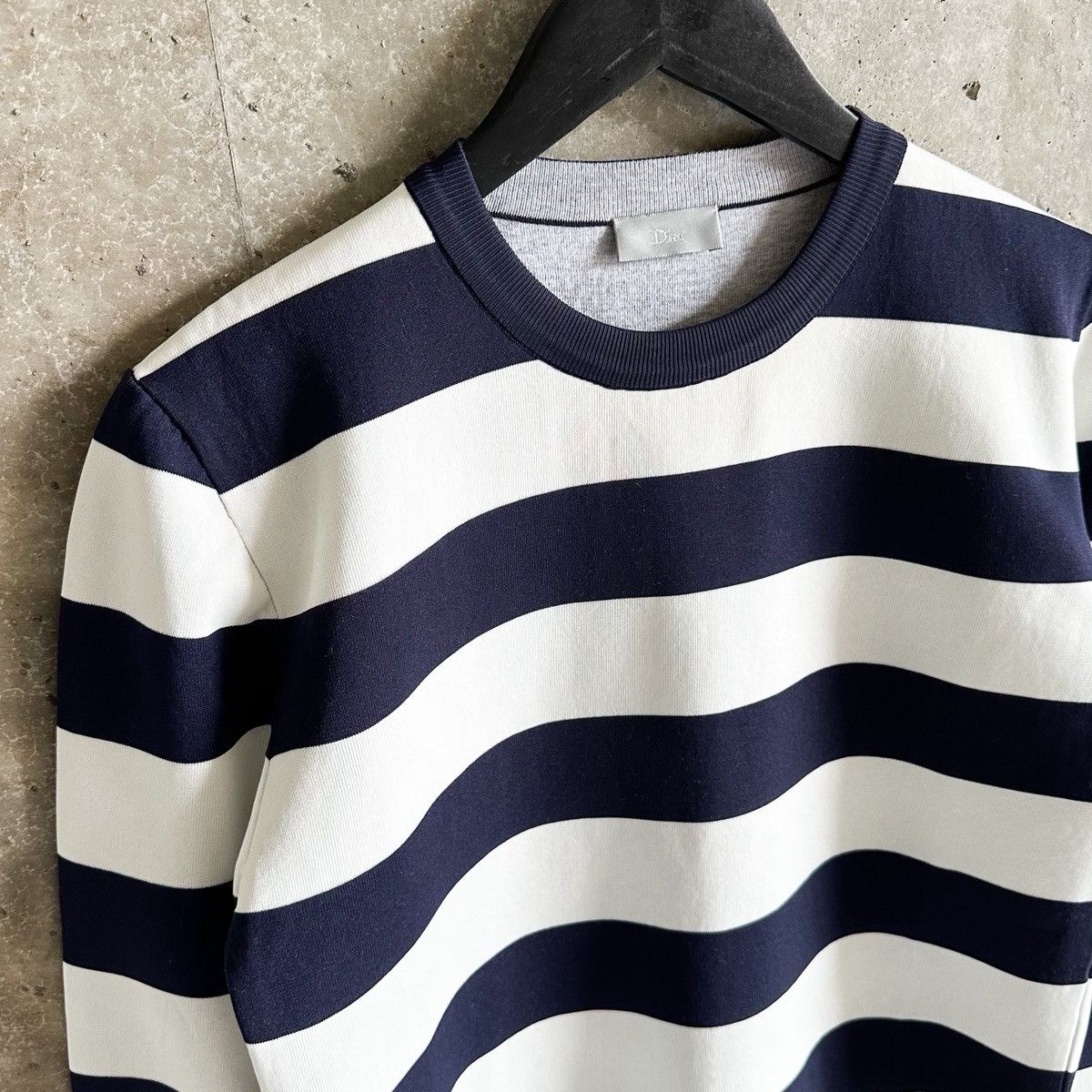 Dior Dior Homme Striped Crewneck Sweatshirt Size US S / EU 44-46 / 1 - 2 Thumbnail