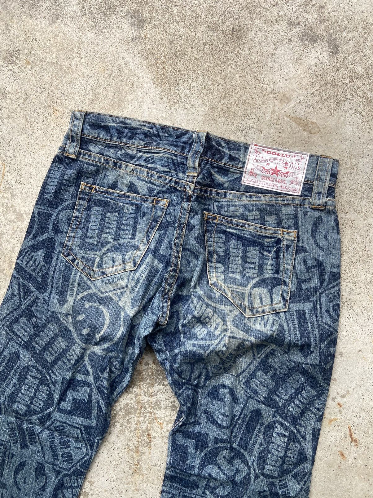 Hysteric Glamour Vintage 2000’s Co&Lu Monogram Hysteric Glamour Design Pants Size US 34 / EU 50 - 6 Thumbnail
