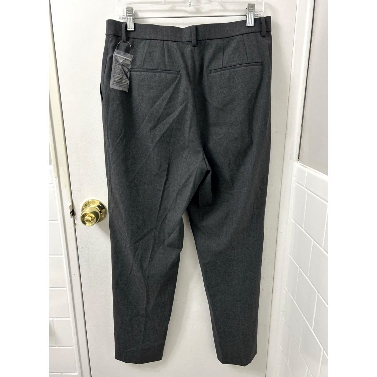 Uniqlo Uniqlo Smart Ankle Pants Womens Large W30-31 L28 Gray NWT Trousers MSRP 0 Size 36" / US 14 / IT 50 - 7 Thumbnail
