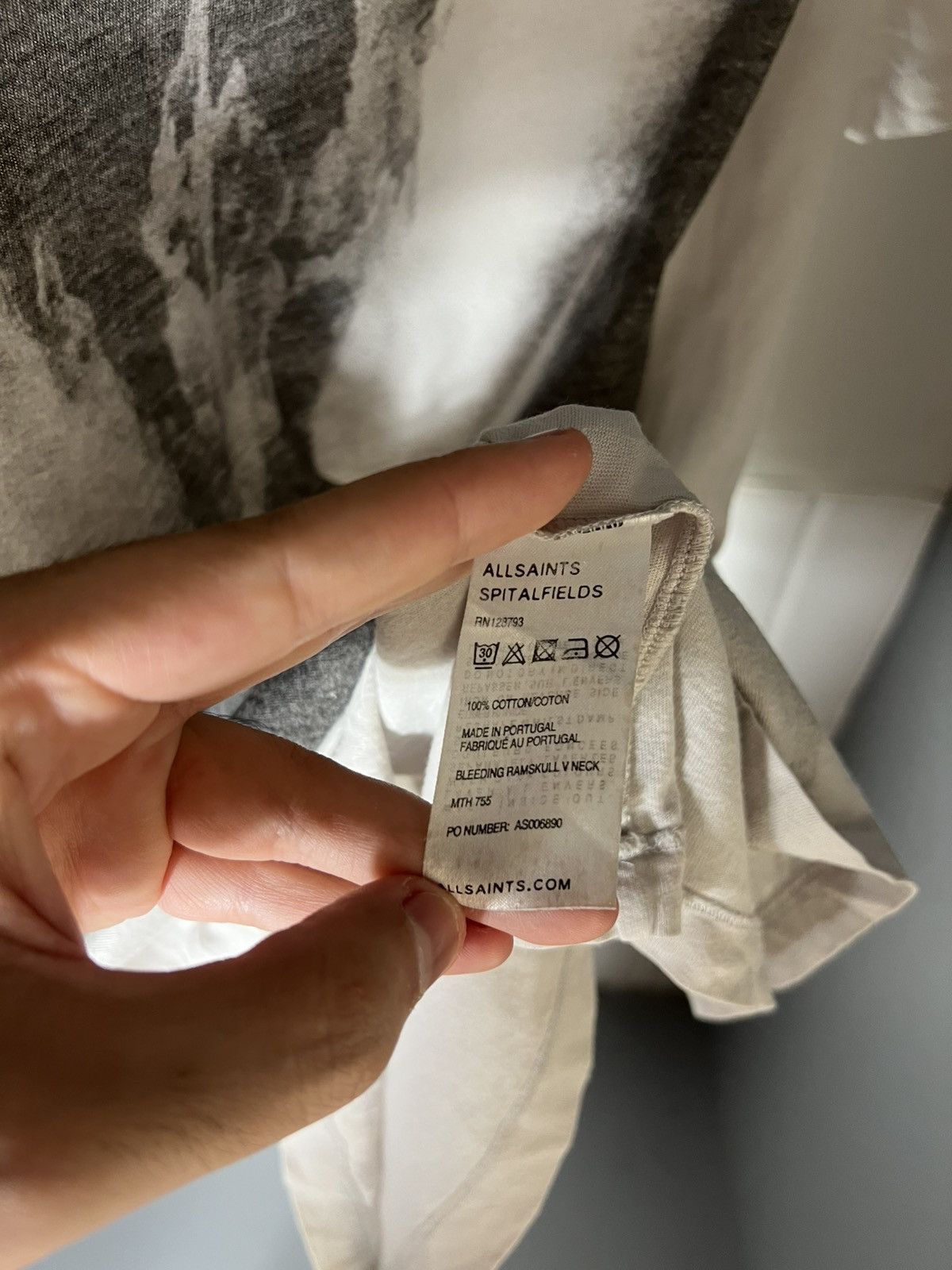 Allsaints × Vintage VERY RARE ALLSAINTS SPITALFIELDS DESIGNER T-SHIRT Y2K 90s Size US M / EU 48-50 / 2 - 6 Thumbnail