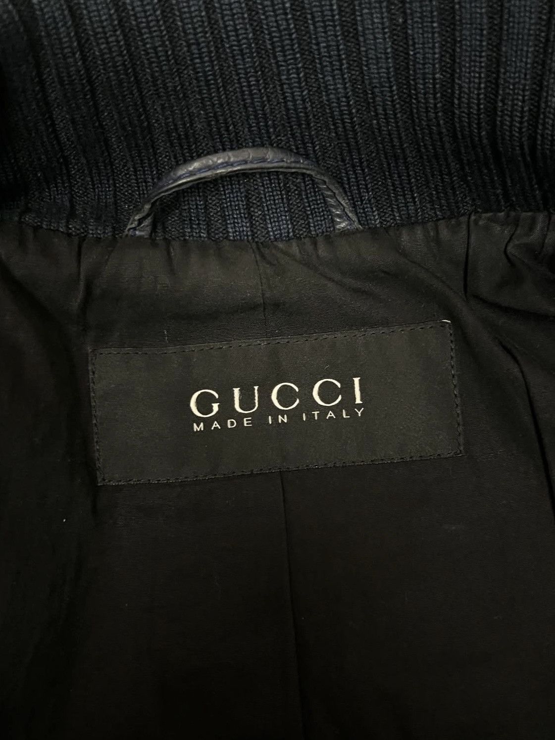 Gucci Gucci SS11 Nautical Leather Bomber Jacket Size US M / EU 48-50 / 2 - 10 Thumbnail