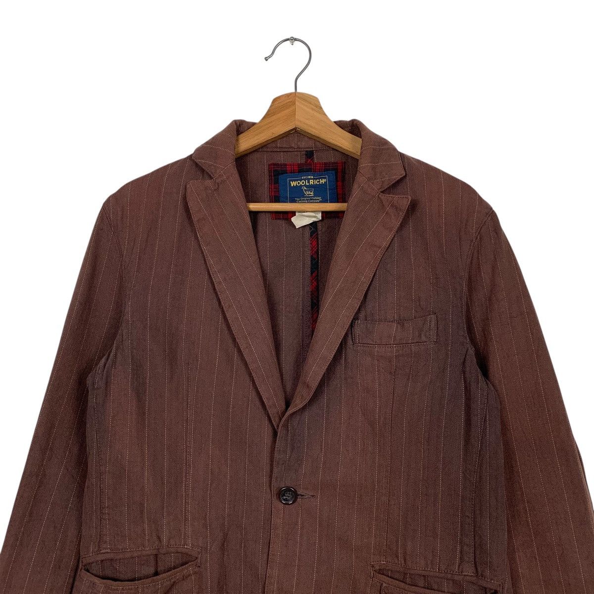 Woolrich Woolen Mills Woolrich Stripe Casual Jacket Size US M / EU 48-50 / 2 - 2 Thumbnail