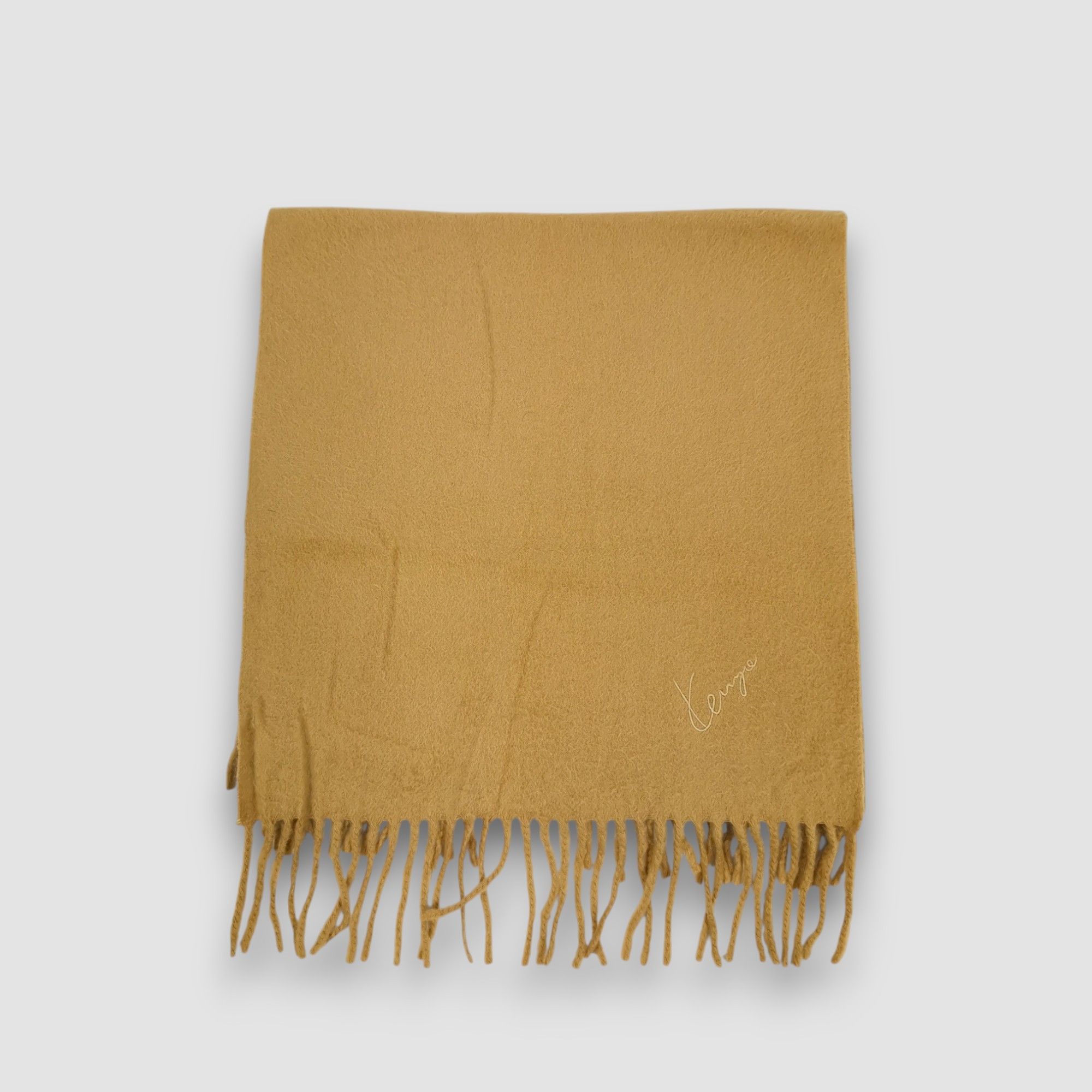 Kenzo Vintage Kenzo Scarf Wool Cashmere Muffler Scarves Size ONE SIZE - 2 Thumbnail
