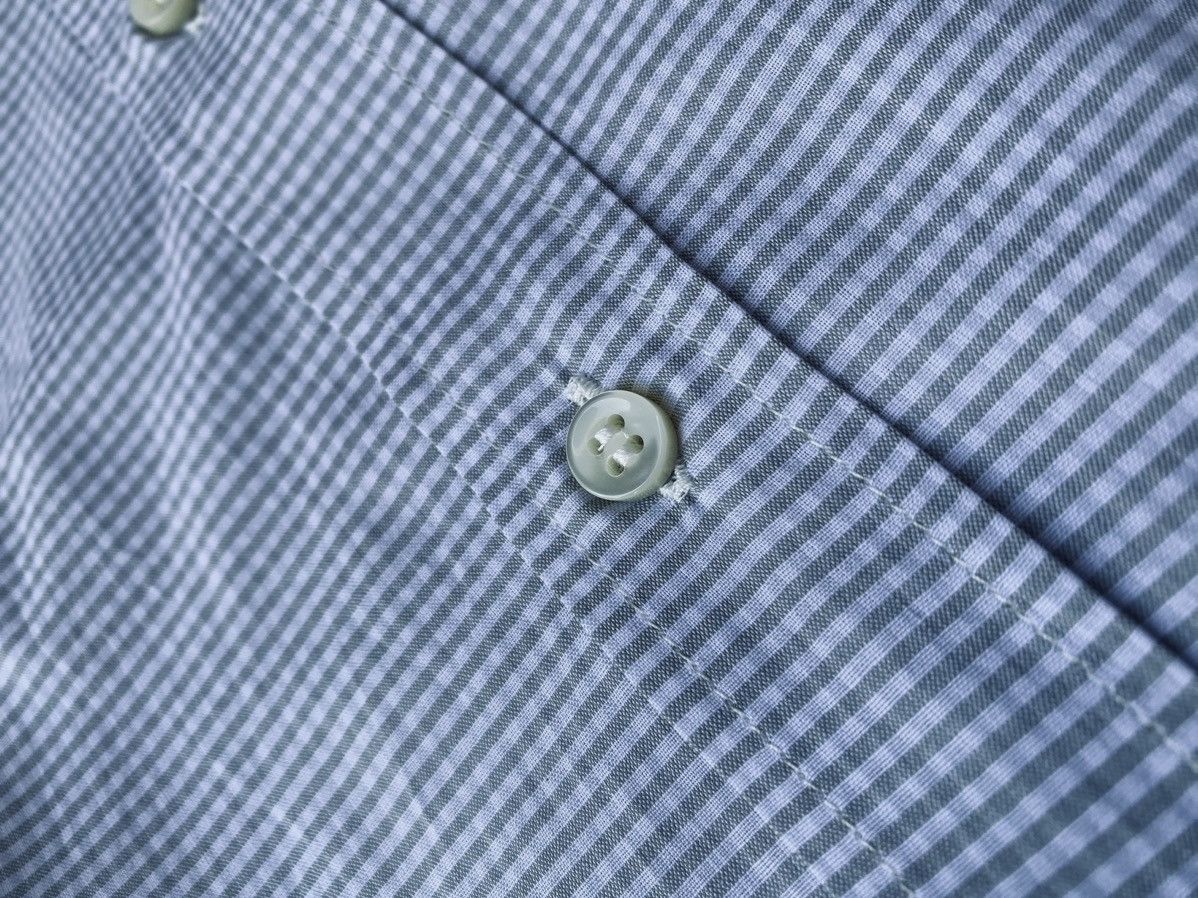Brunello Cucinelli Brunello Cucinelli 🇮🇹 Olive Gingham Check Dress Shirt M NWT Size US M / EU 48-50 / 2 - 5 Thumbnail