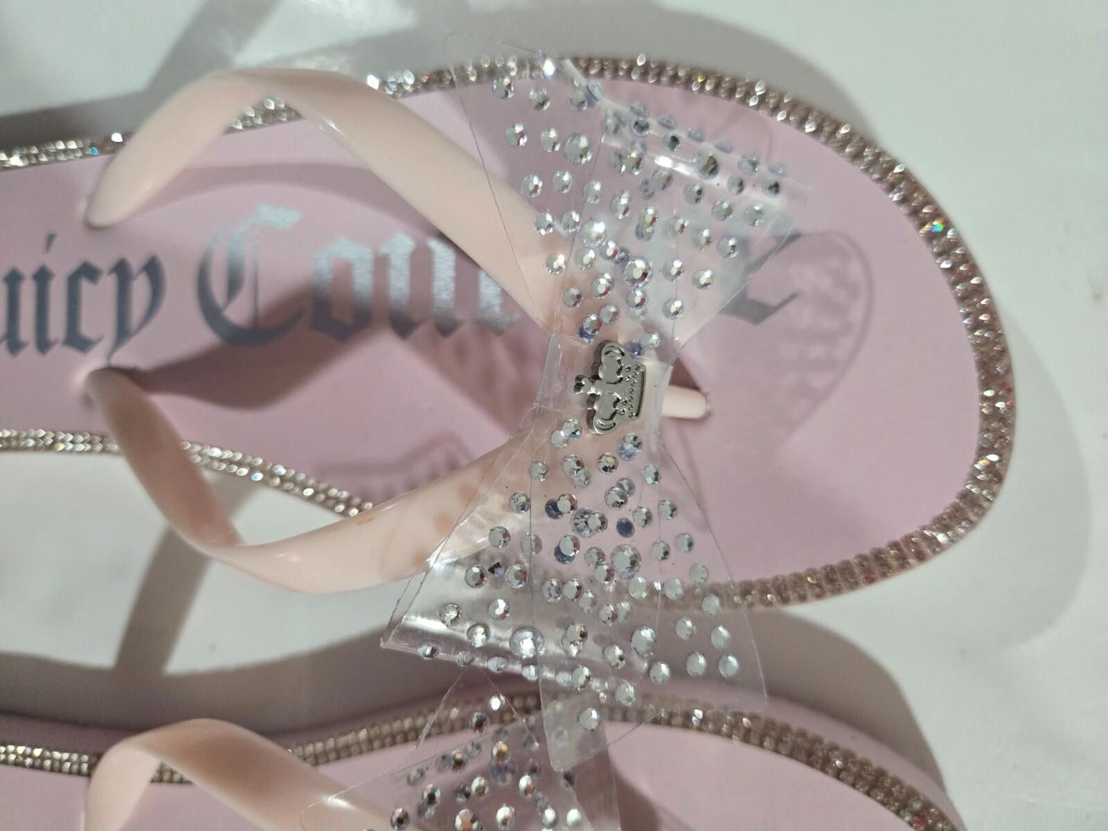 Juicy Couture Jeans Juicy Couture Flip Flops Rainbow Bling Stones 8 M NWT Size US 8 / IT 38 - 2 Thumbnail