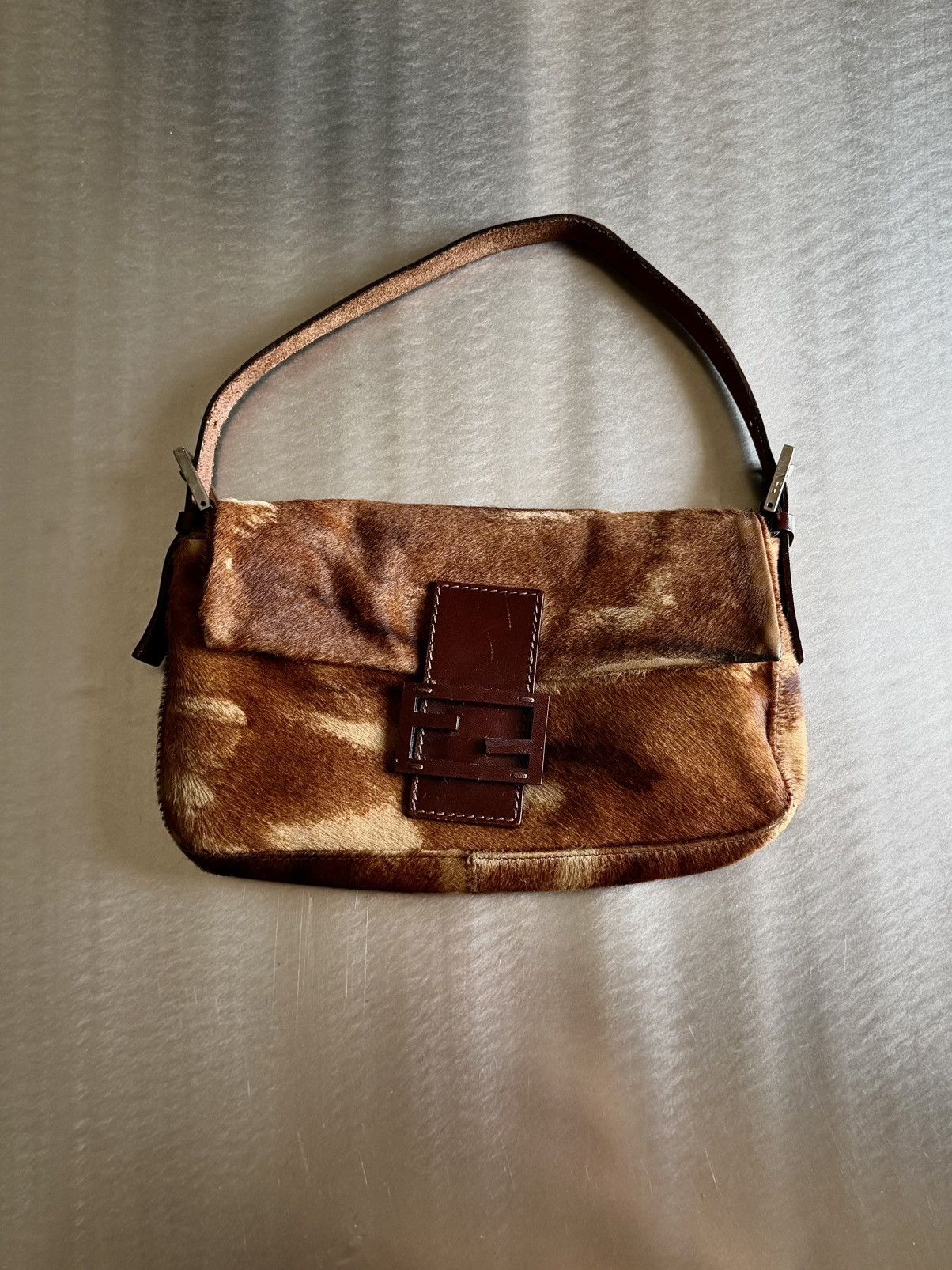 Fendi - Karl Lagerfeld - 2000's Classic Baguette - Pony Hair