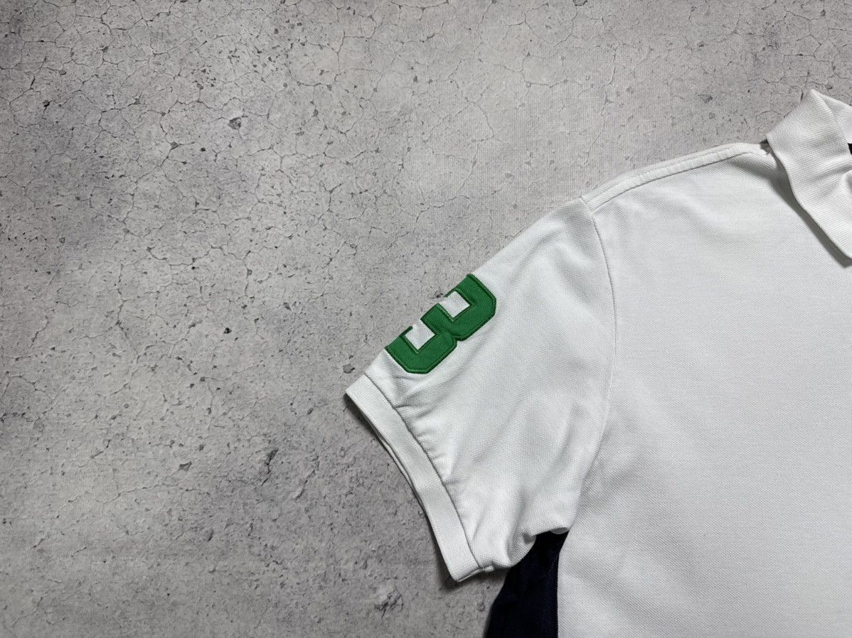 Polo Ralph Lauren Polo Ralph Lauren Big Pony #3 Polo Shirt White Vintage Size US XL / EU 56 / 4 - 4 Thumbnail