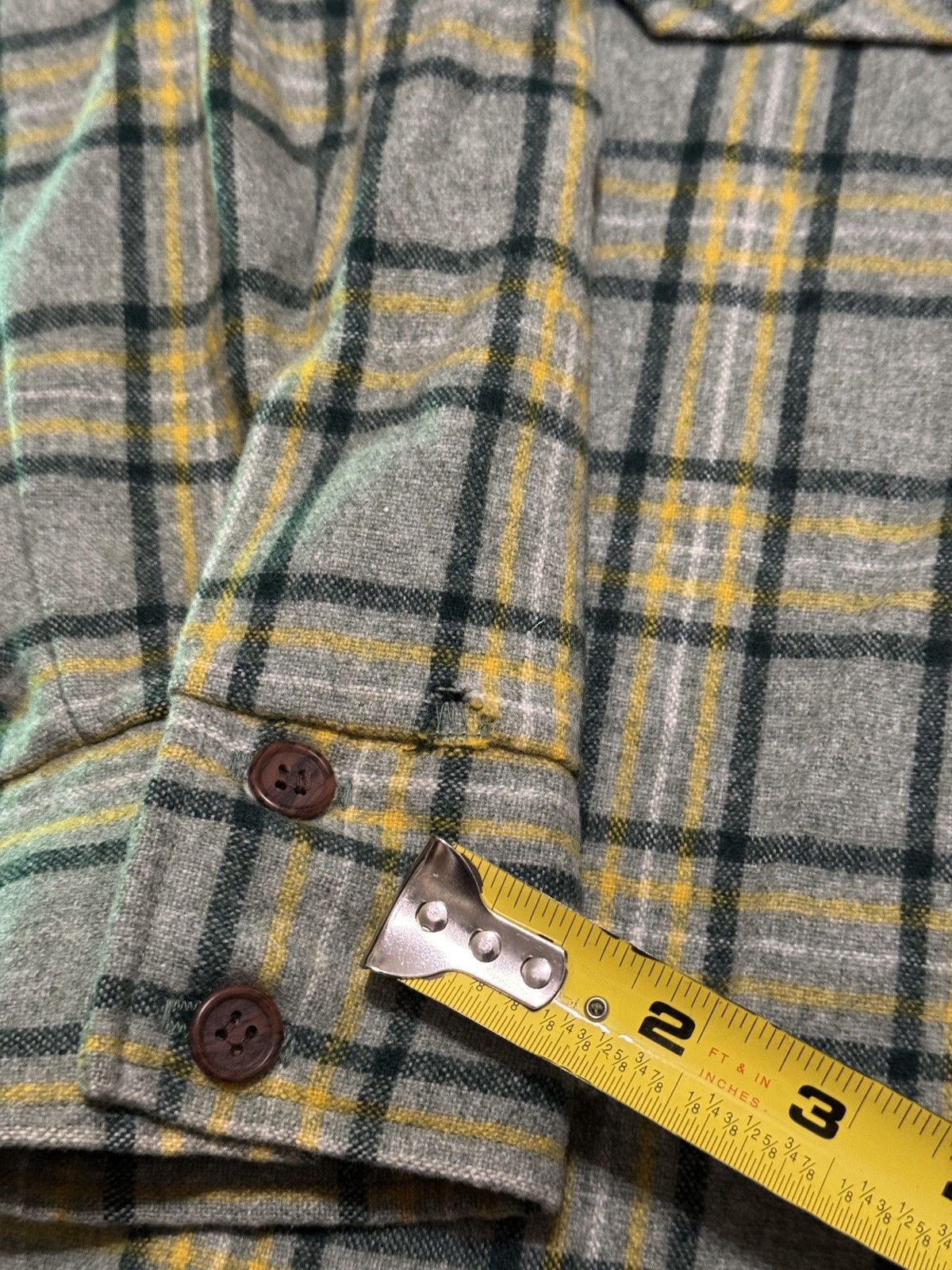 Vintage Vtg Gatsby USA Robert Bruce Wool Plaid Button Up Flannel Size US M / EU 48-50 / 2 - 7 Thumbnail