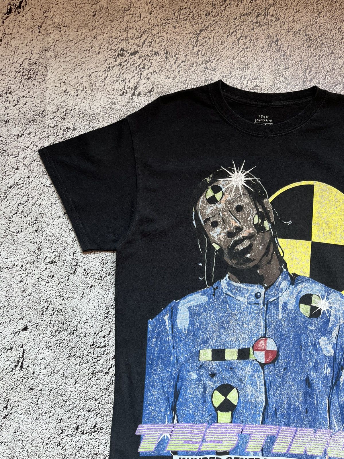 Travis Scott Travis Scott Injured Generation Tour “Testing” T-Shirt Size US S / EU 44-46 / 1 - 3 Thumbnail