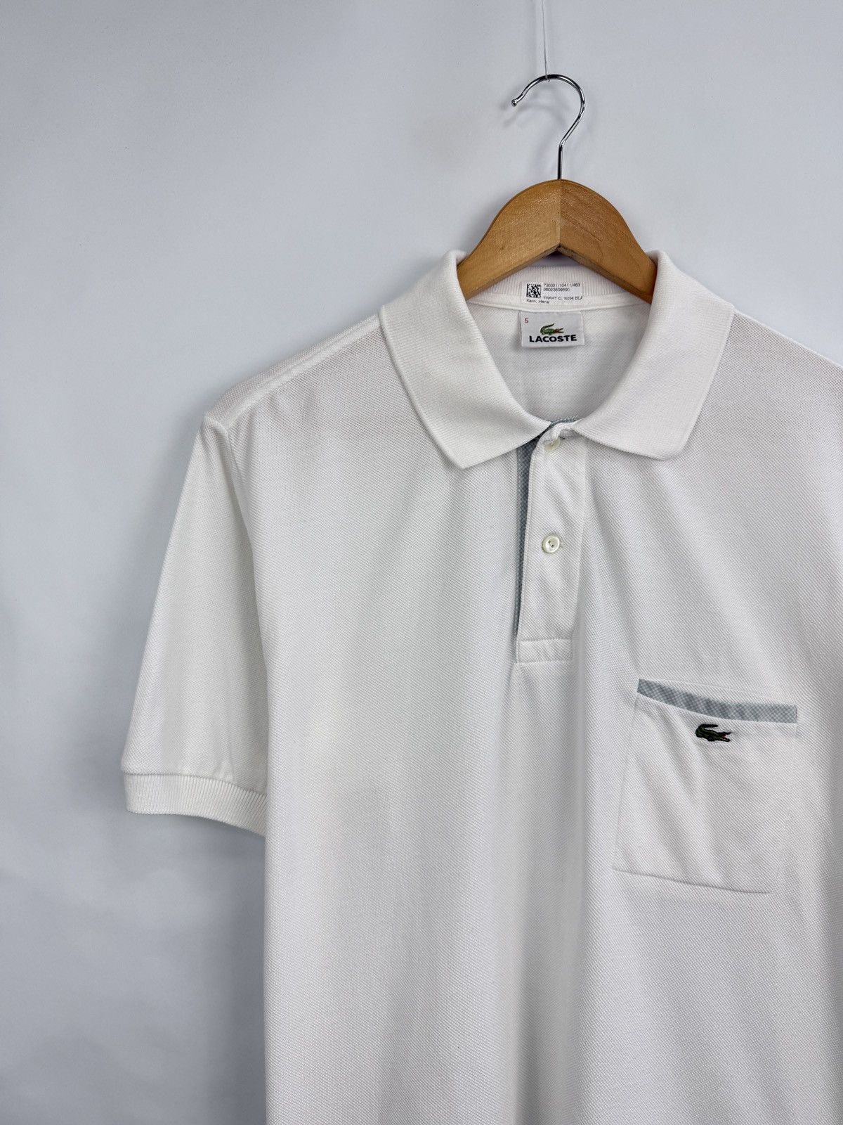 Lacoste 🇫🇷 Vintage 90s Lacoste Polo T-Shirt Made In France Retro Rare Size US L / EU 52-54 / 3 - 2 Thumbnail