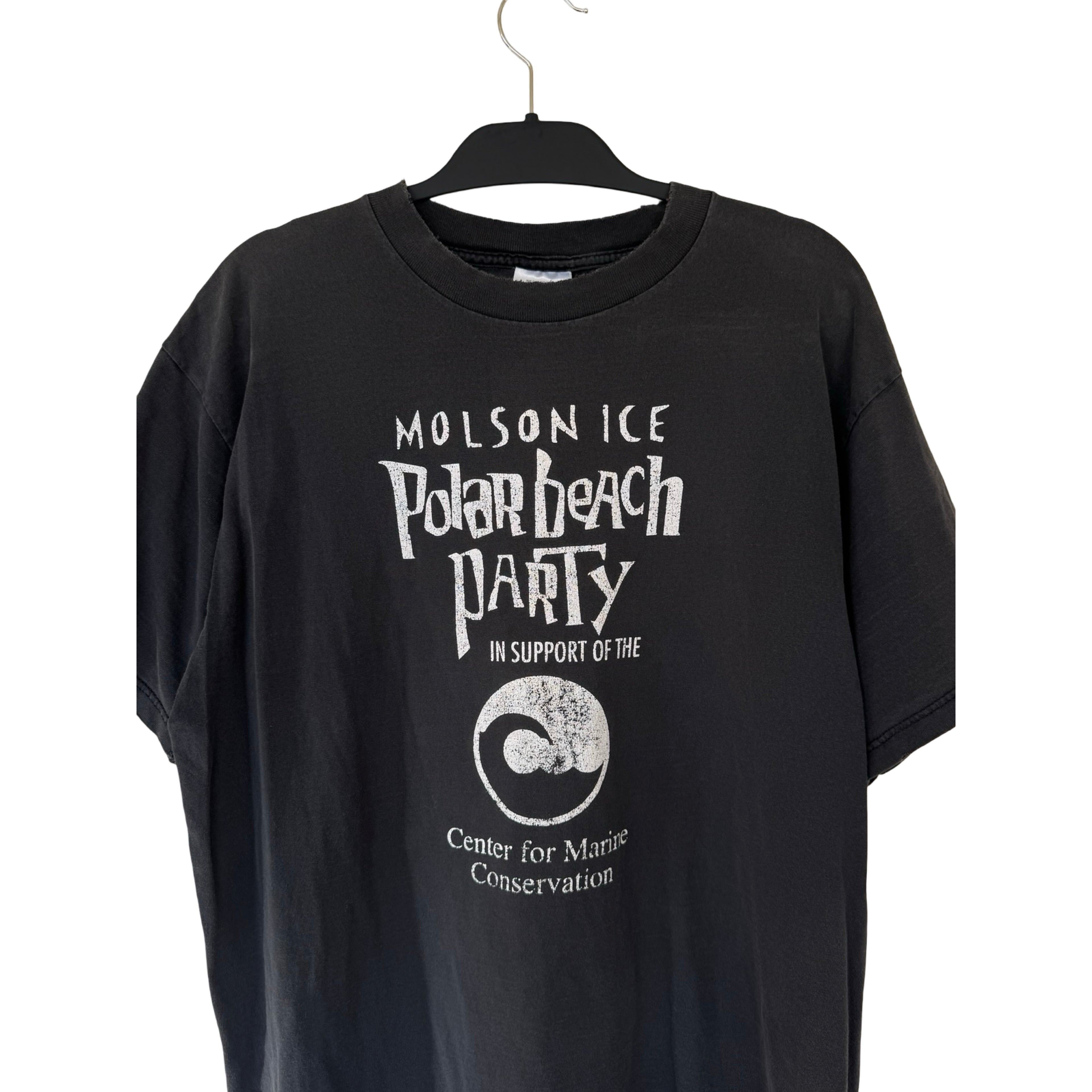Vintage Molson Ice Polar Beach Party Metallica 1995 Size US XL / EU 56 / 4 - 3 Thumbnail